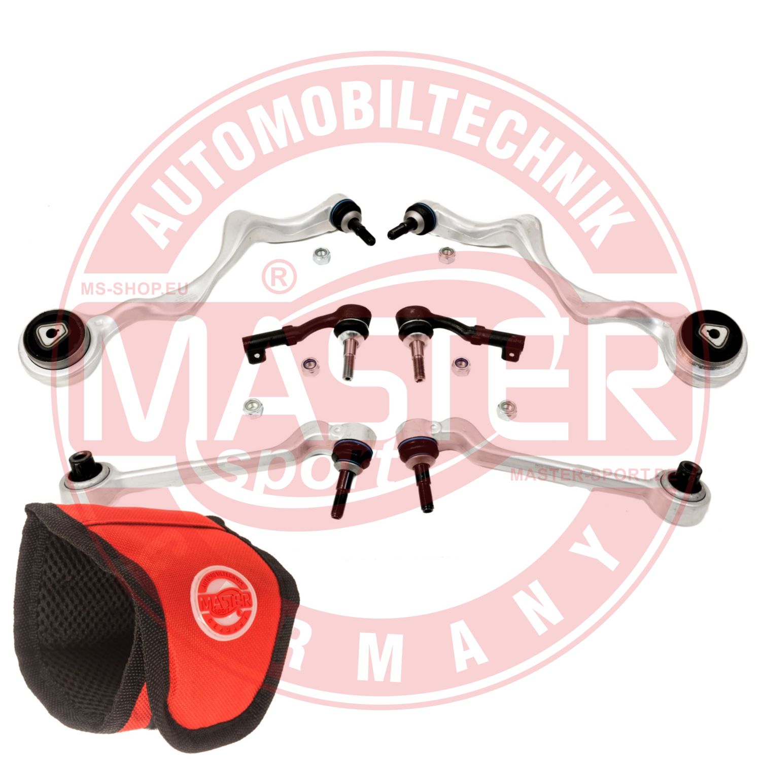Control/Trailing Arm Kit, wheel suspension (36856/1-KIT-MSM)