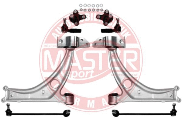 Control/Trailing Arm Kit, wheel suspension (36824-SET-MS)