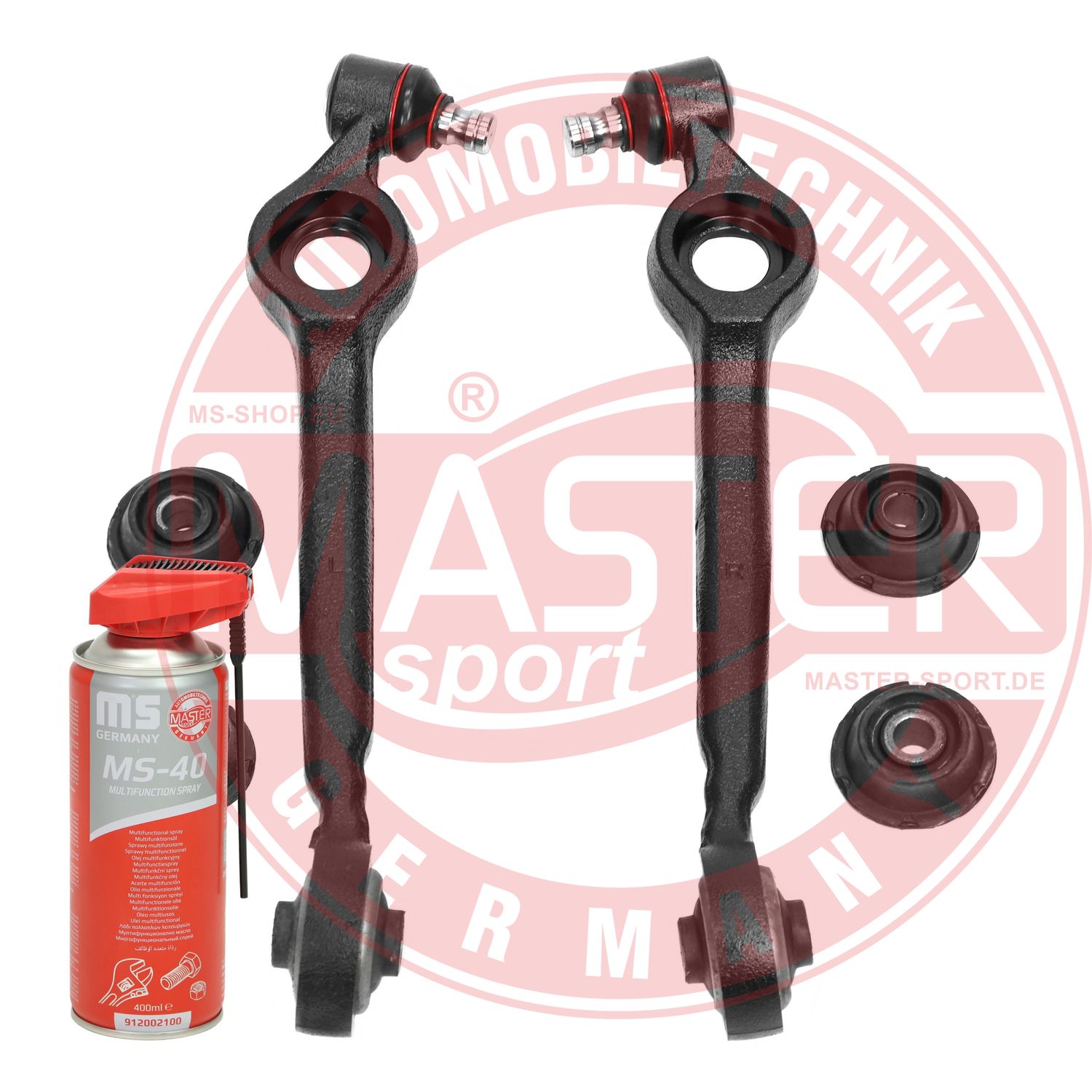 Control/Trailing Arm Kit, wheel suspension (36991/1-KIT-MSP)