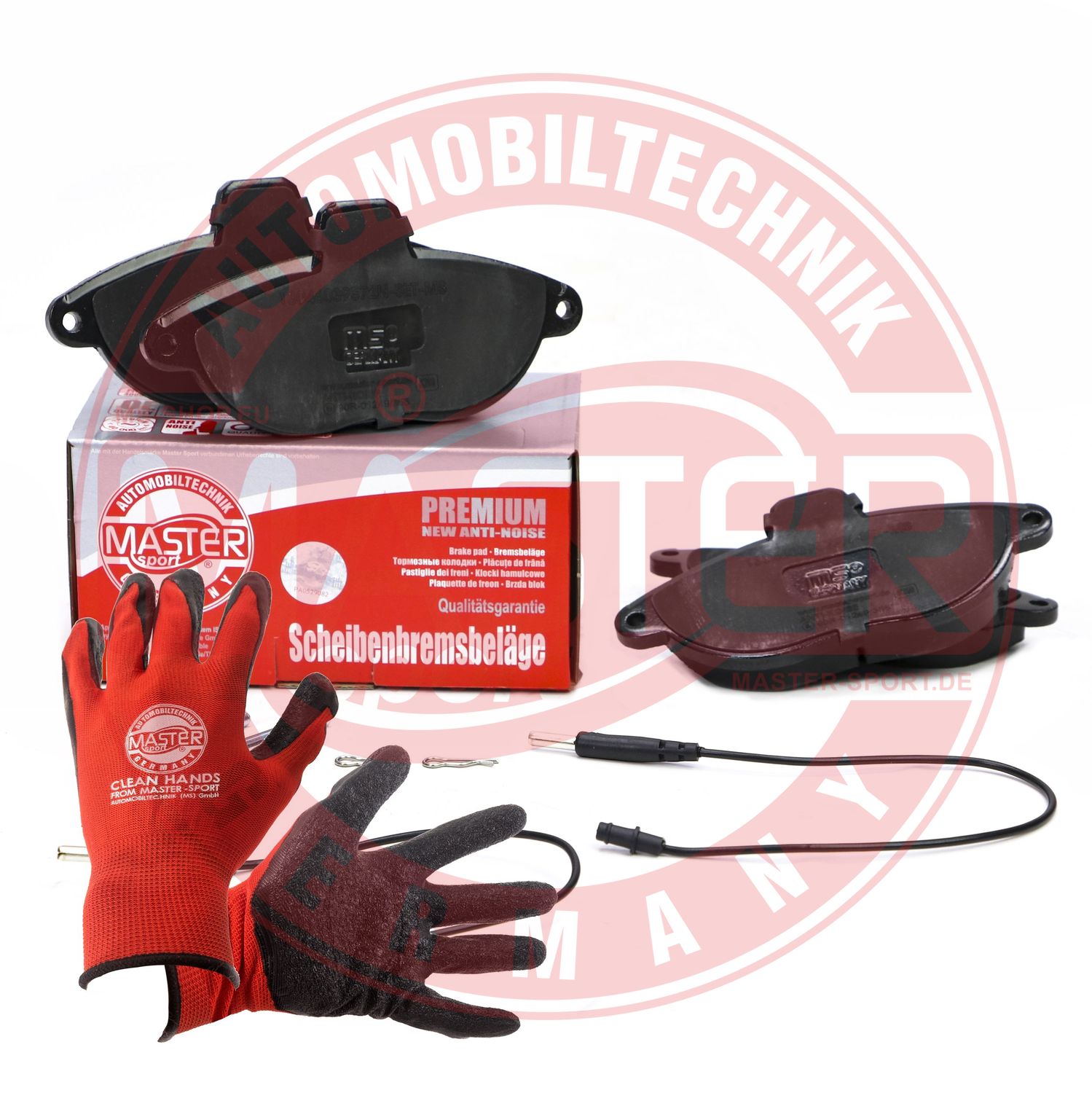 Brake Pad Set, disc brake (13046039572N-SET-MSP)