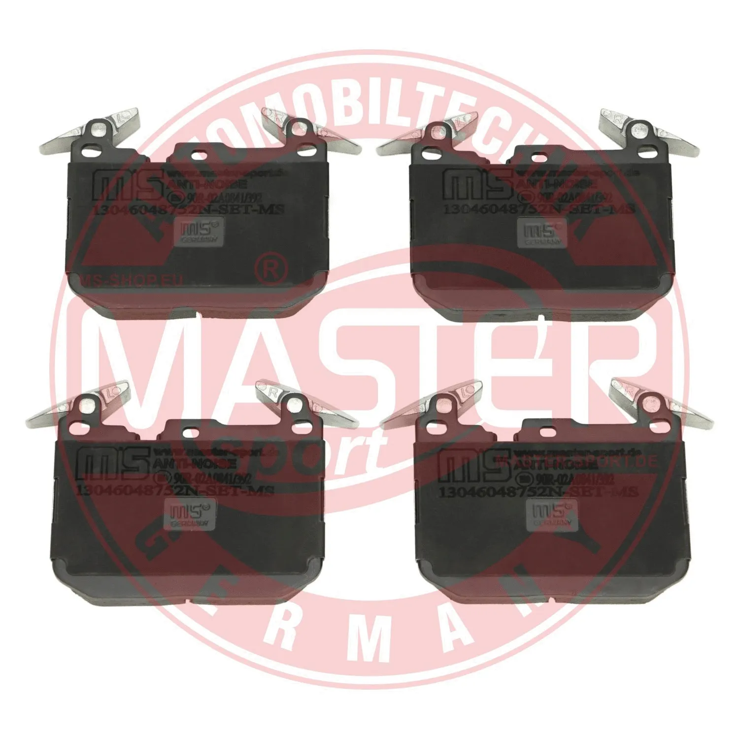 Brake Pad Set, disc brake (13046048752N-SET-MS)