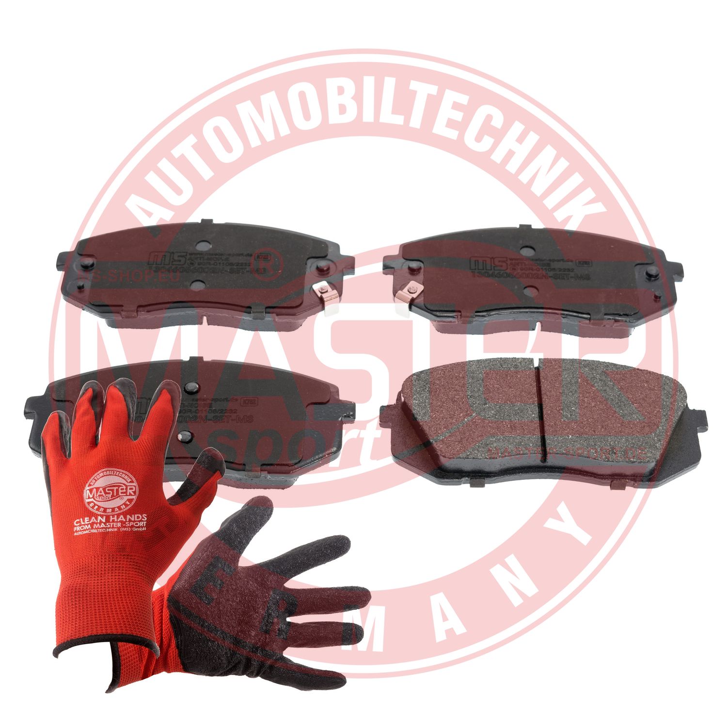 Brake Pad Set, disc brake (13046056002N-SET-MSP)