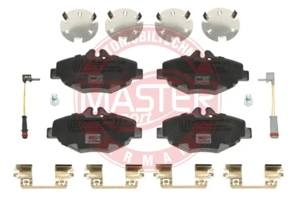 Brake Pad Set, disc brake (13046039992N-SET-MS)