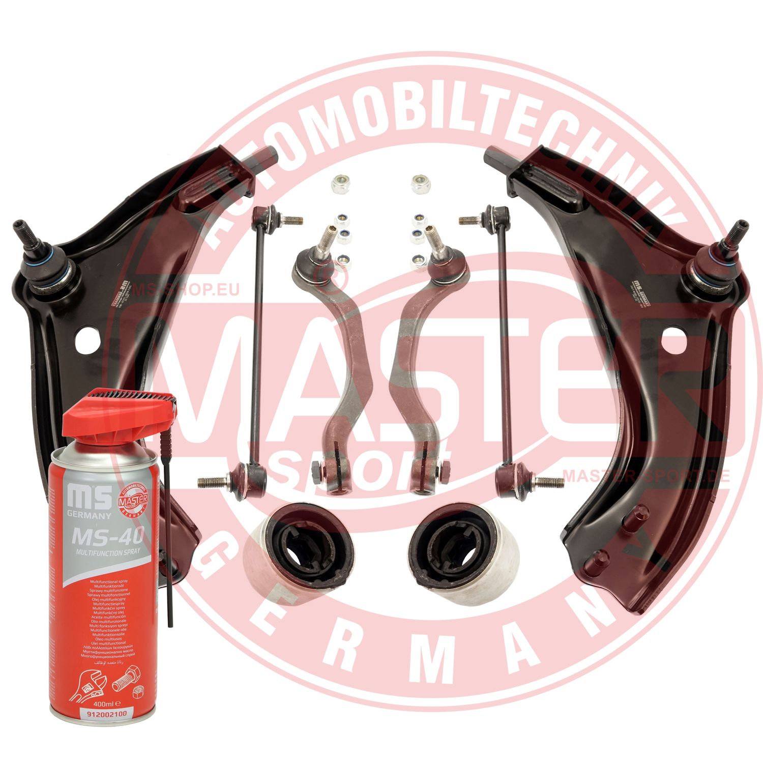 Control/Trailing Arm Kit, wheel suspension (36948-KIT-MSP)