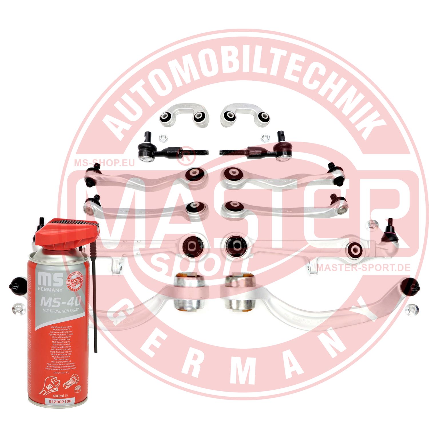 Control/Trailing Arm Kit, wheel suspension (36790/1-SET-MSP)