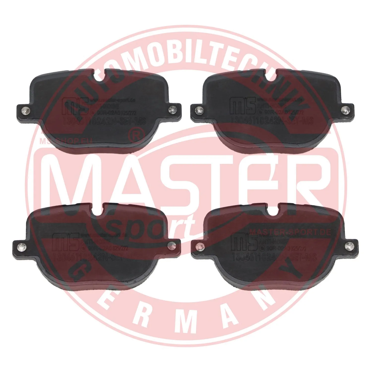 Brake Pad Set, disc brake (13046118242N-SET-MS)