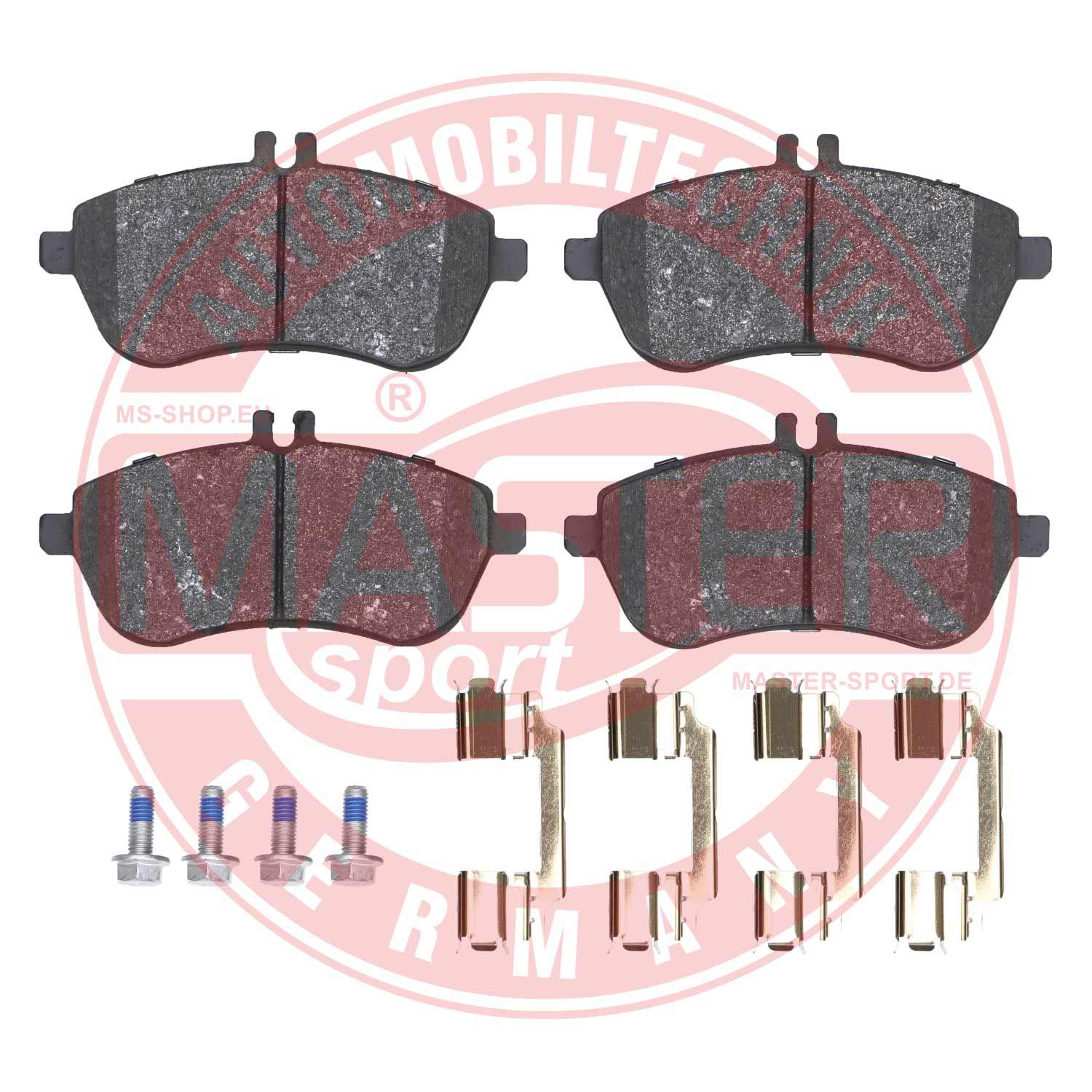Brake Pad Set, disc brake (13046027322N-SET-MS)