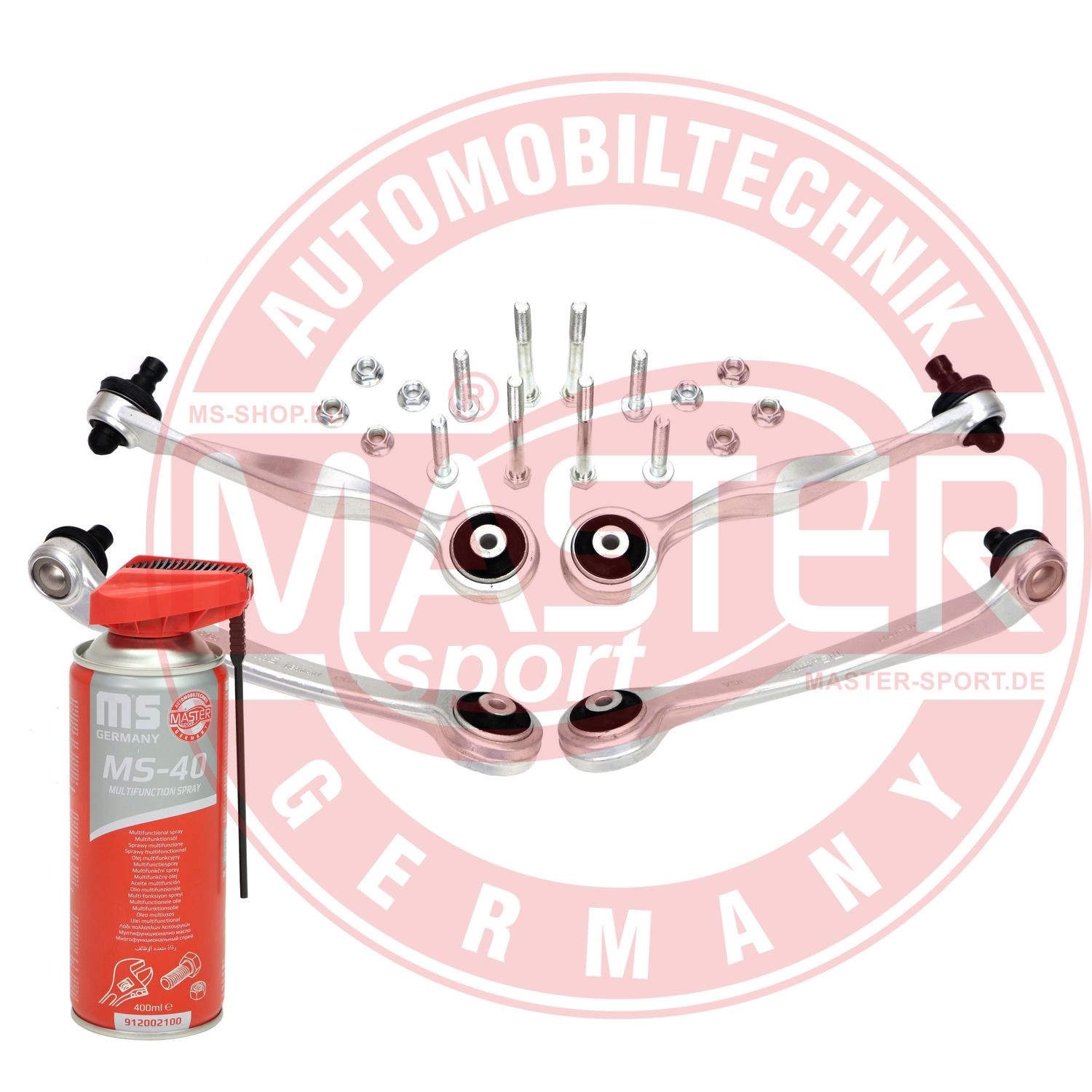 Control/Trailing Arm Kit, wheel suspension (37011-KIT-MSP)