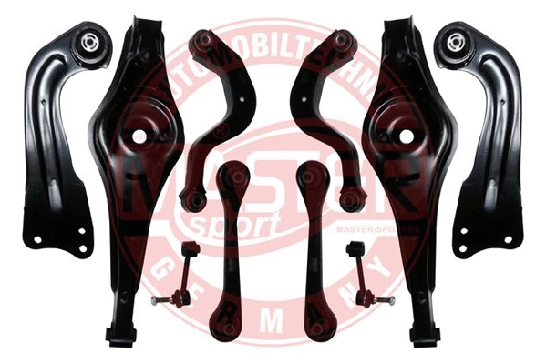Control/Trailing Arm Kit, wheel suspension (36866-KIT-MS)