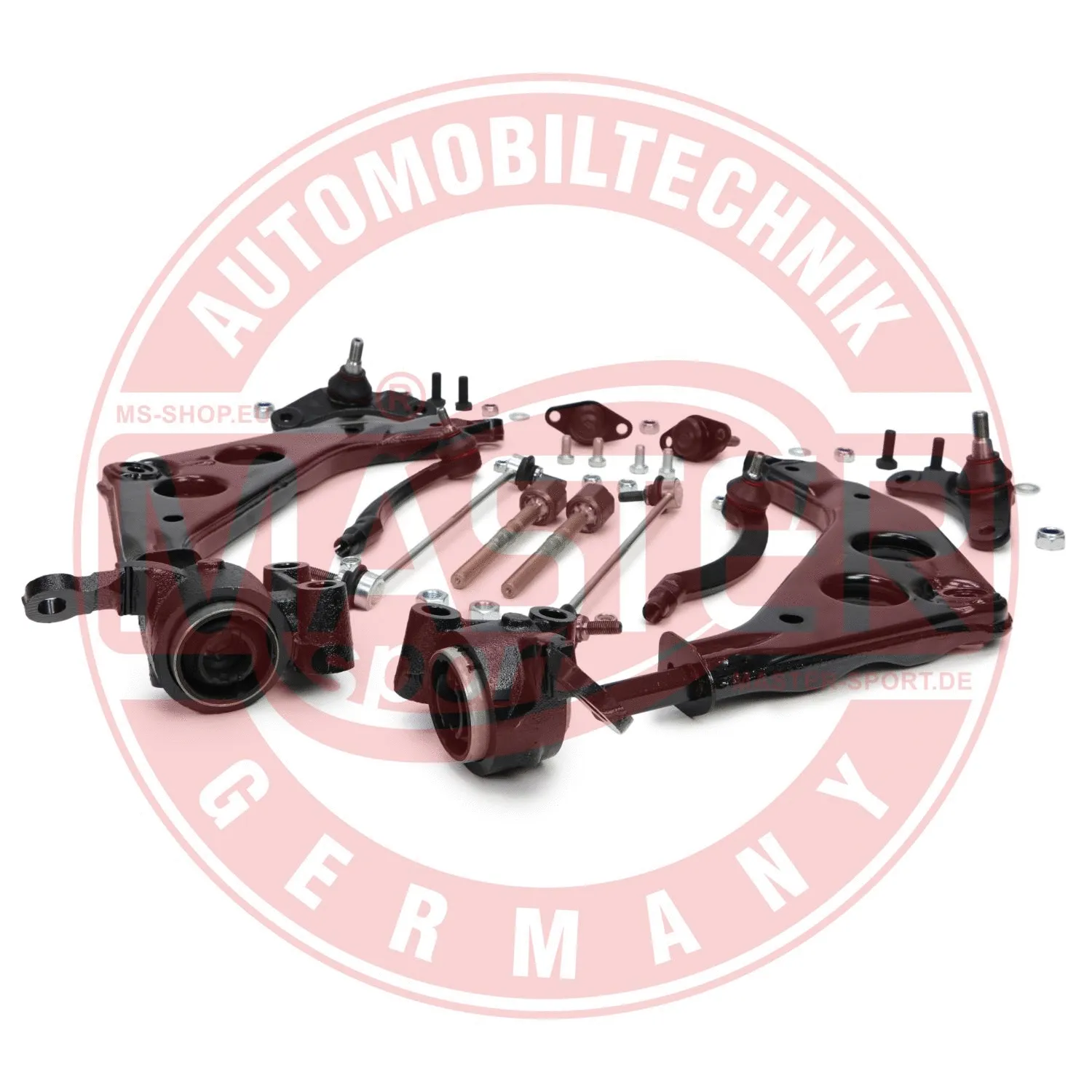 Control/Trailing Arm Kit, wheel suspension (36855/1-KIT-MS)