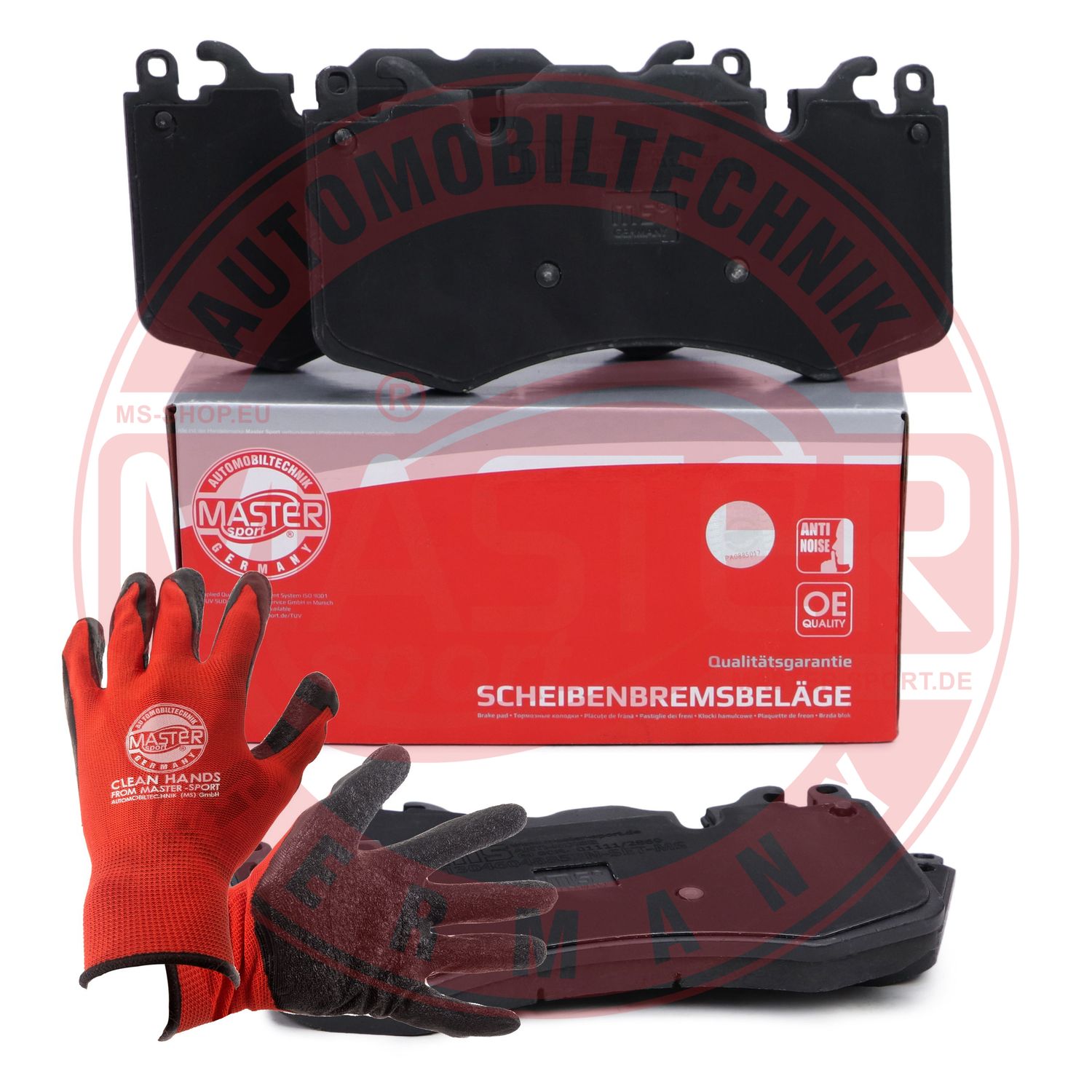Brake Pad Set, disc brake (13046048852N-SET-MSP)