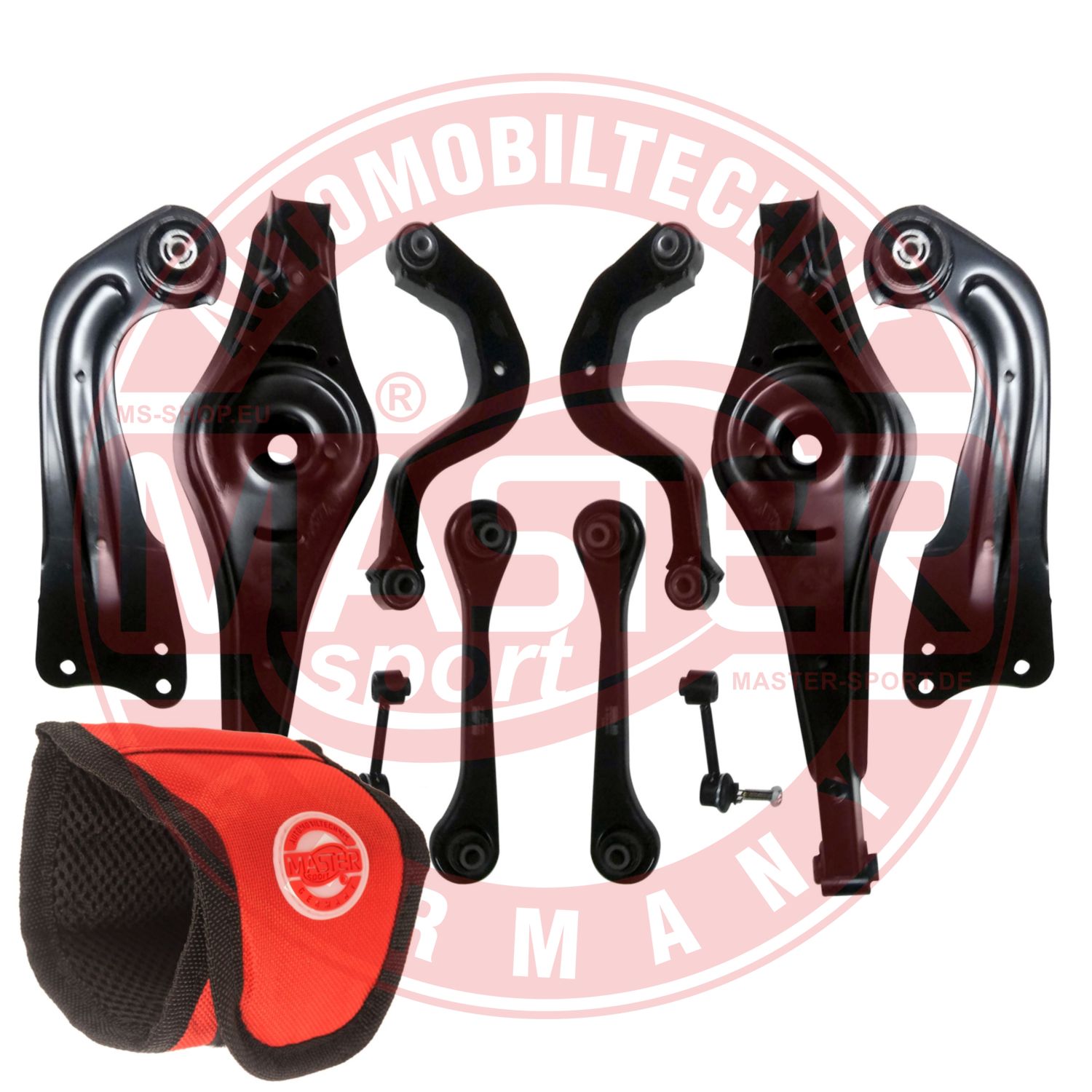 Control/Trailing Arm Kit, wheel suspension (36866-KIT-MSM)
