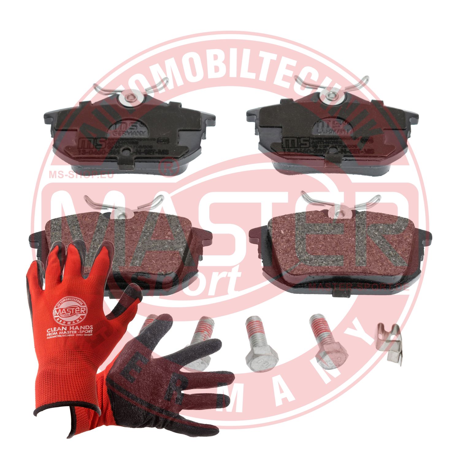 Brake Pad Set, disc brake (13046028972N-SET-MSP)