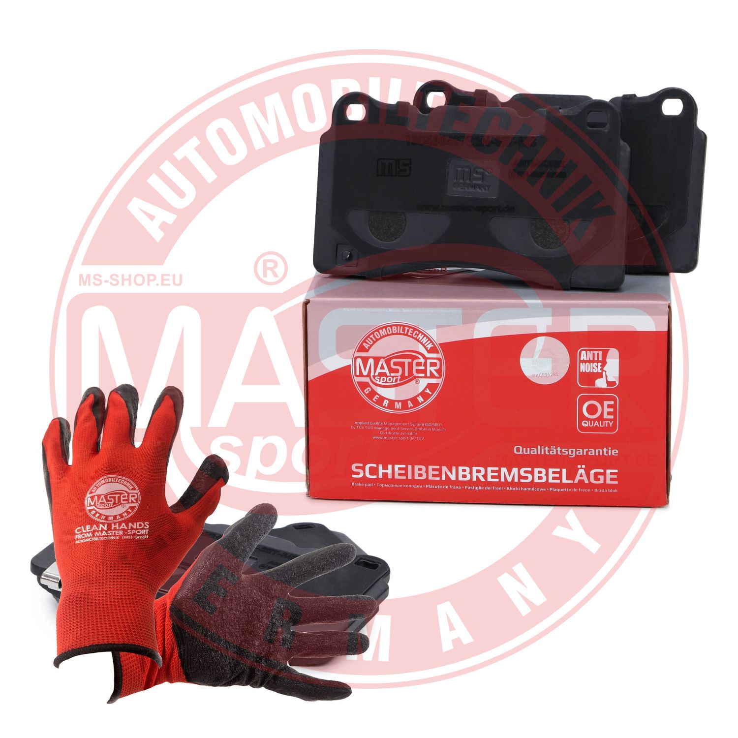 Brake Pad Set, disc brake (13046049732N-SET-MSP)