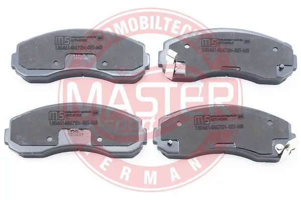 Brake Pad Set, disc brake (13046145672N-SET-MS)