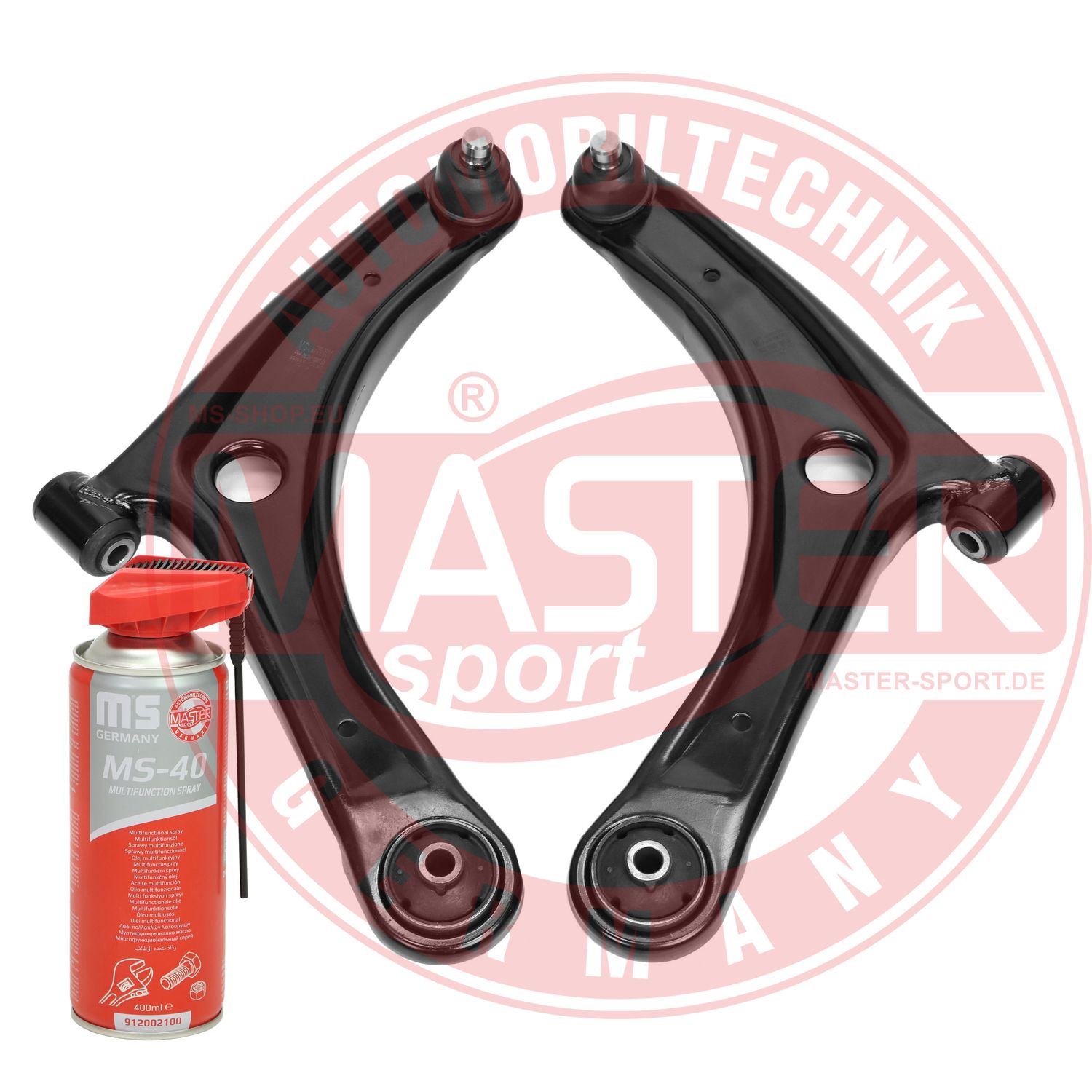 Control/Trailing Arm Kit, wheel suspension (36883/1-KIT-MSP)