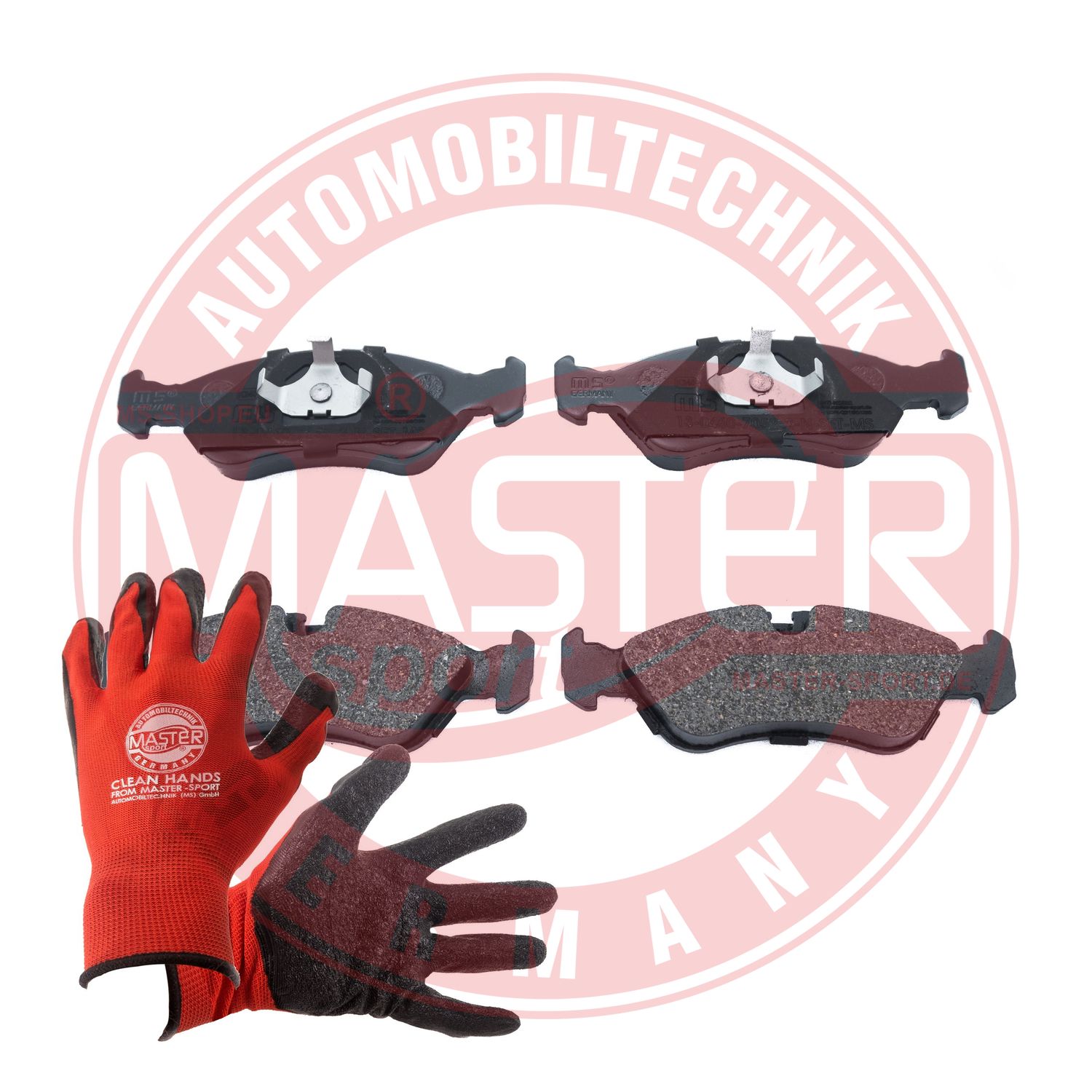 Brake Pad Set, disc brake (13046070522N-SET-MSP)