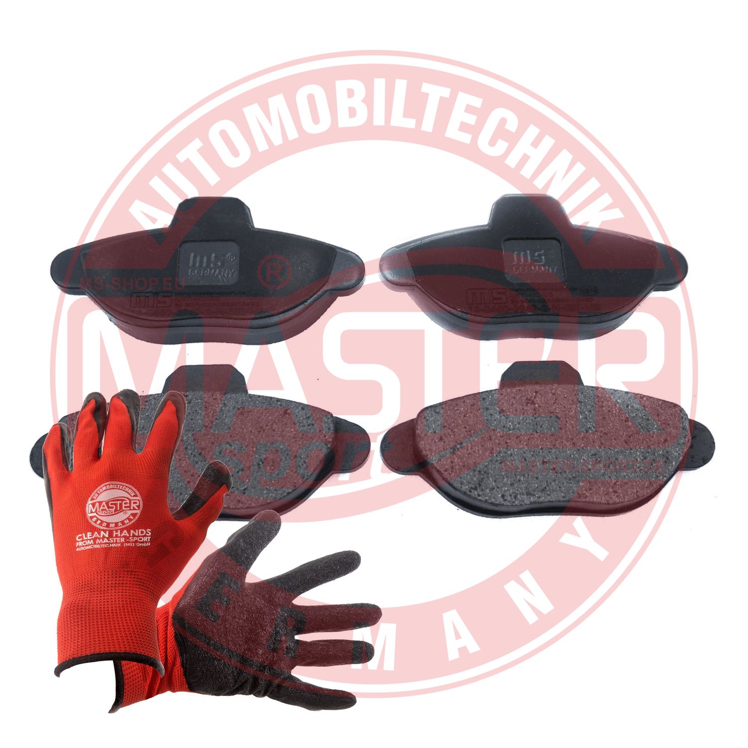 Brake Pad Set, disc brake (13046039492N-SET-MSP)