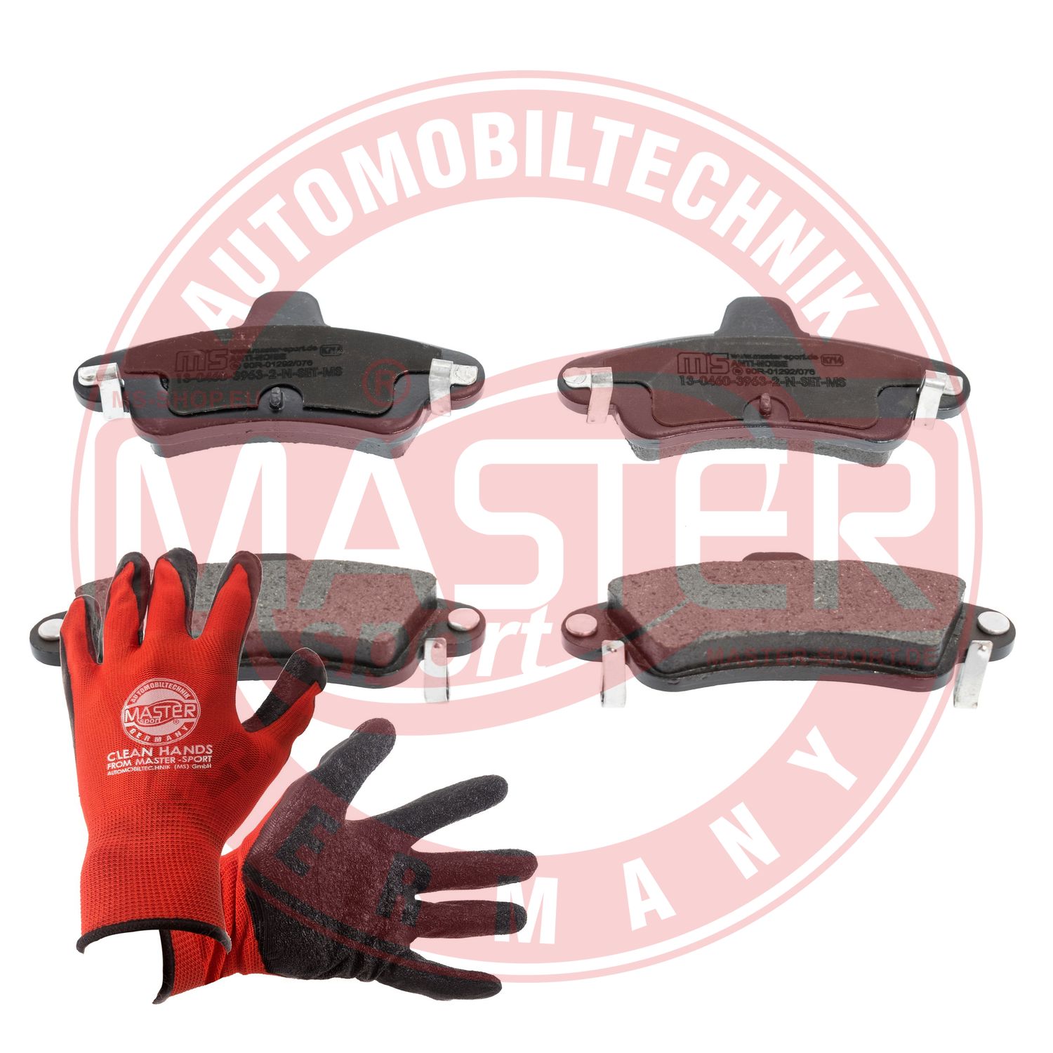 Brake Pad Set, disc brake (13046039632N-SET-MSP)