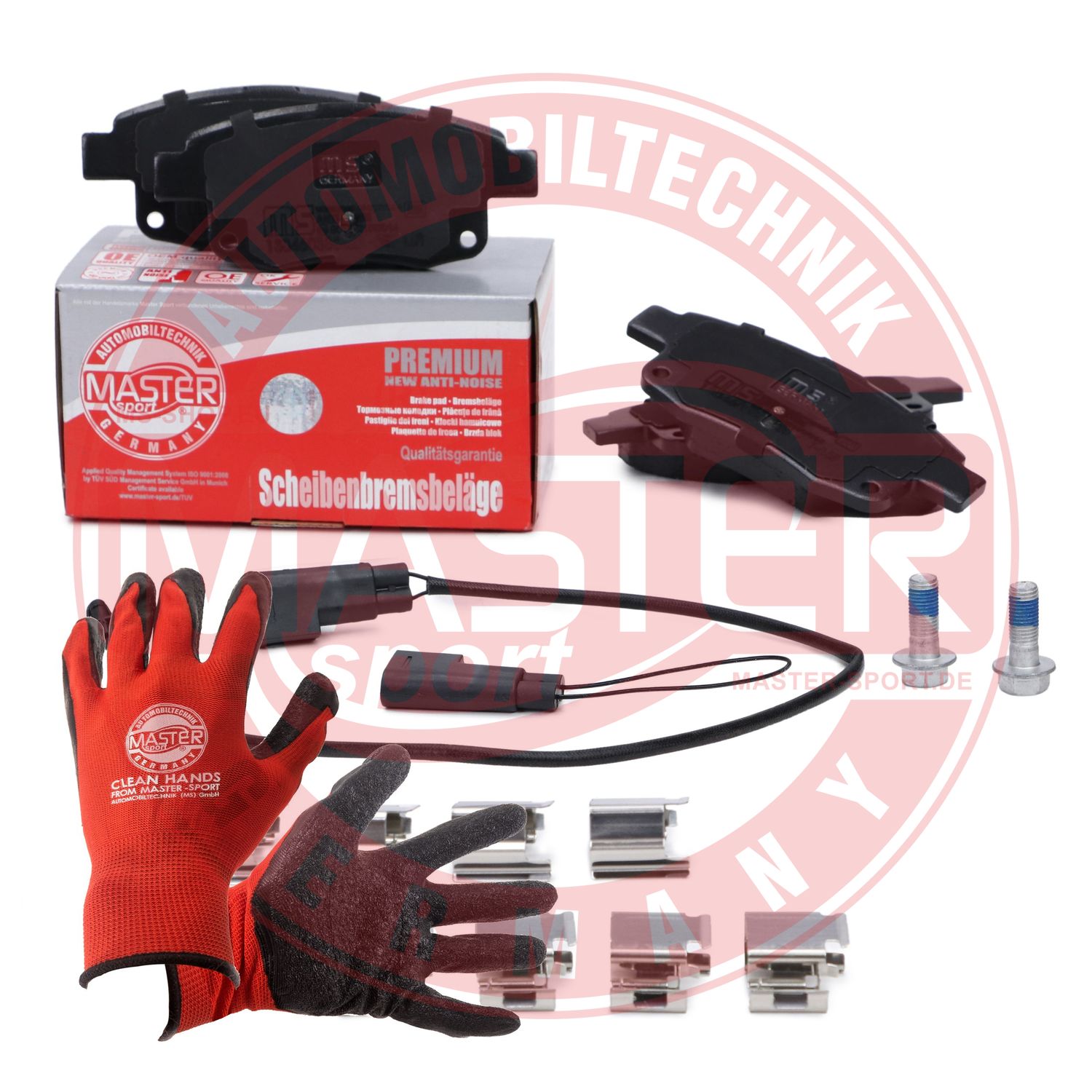 Brake Pad Set, disc brake (13046038352N-SET-MSP)