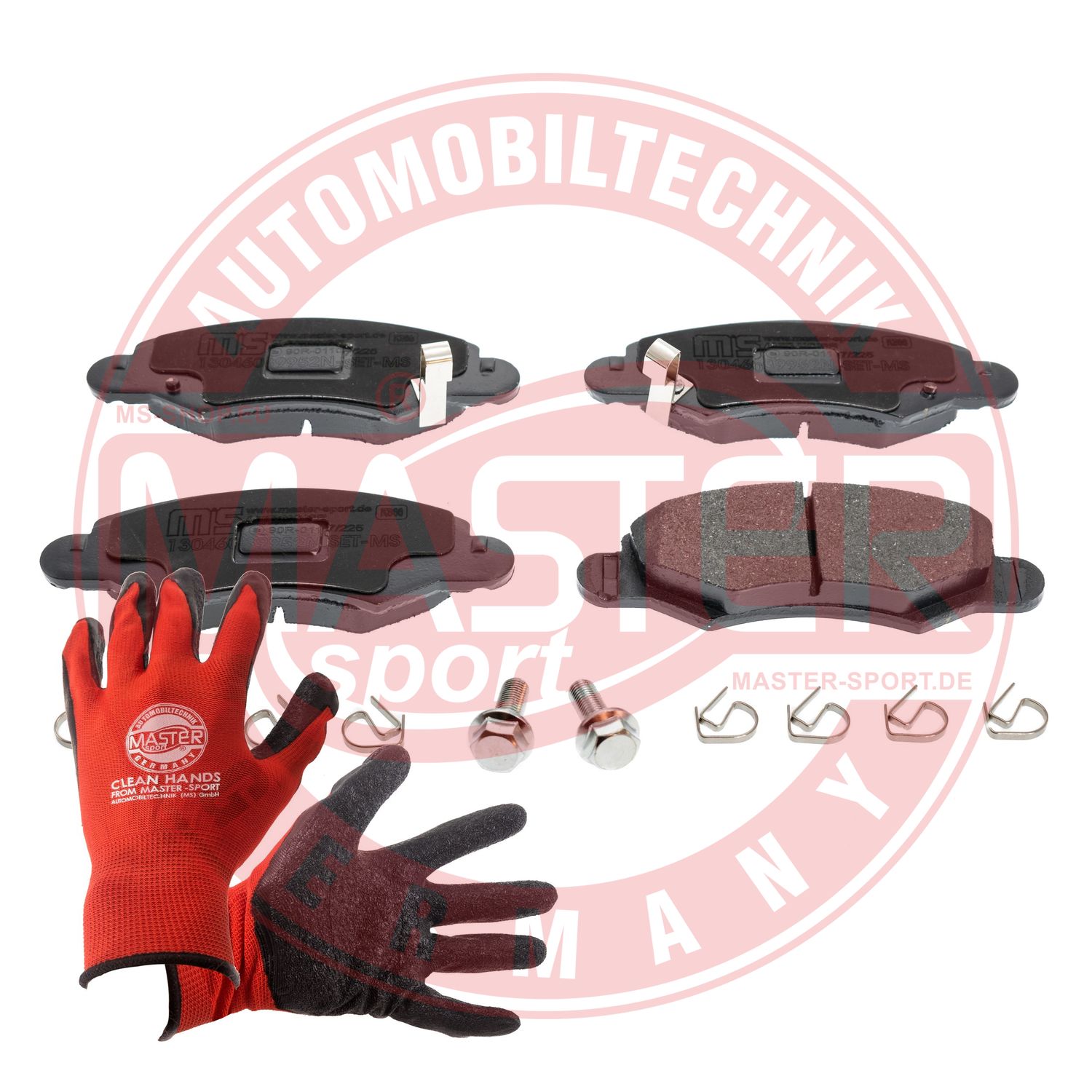 Brake Pad Set, disc brake (13046039952N-SET-MSP)