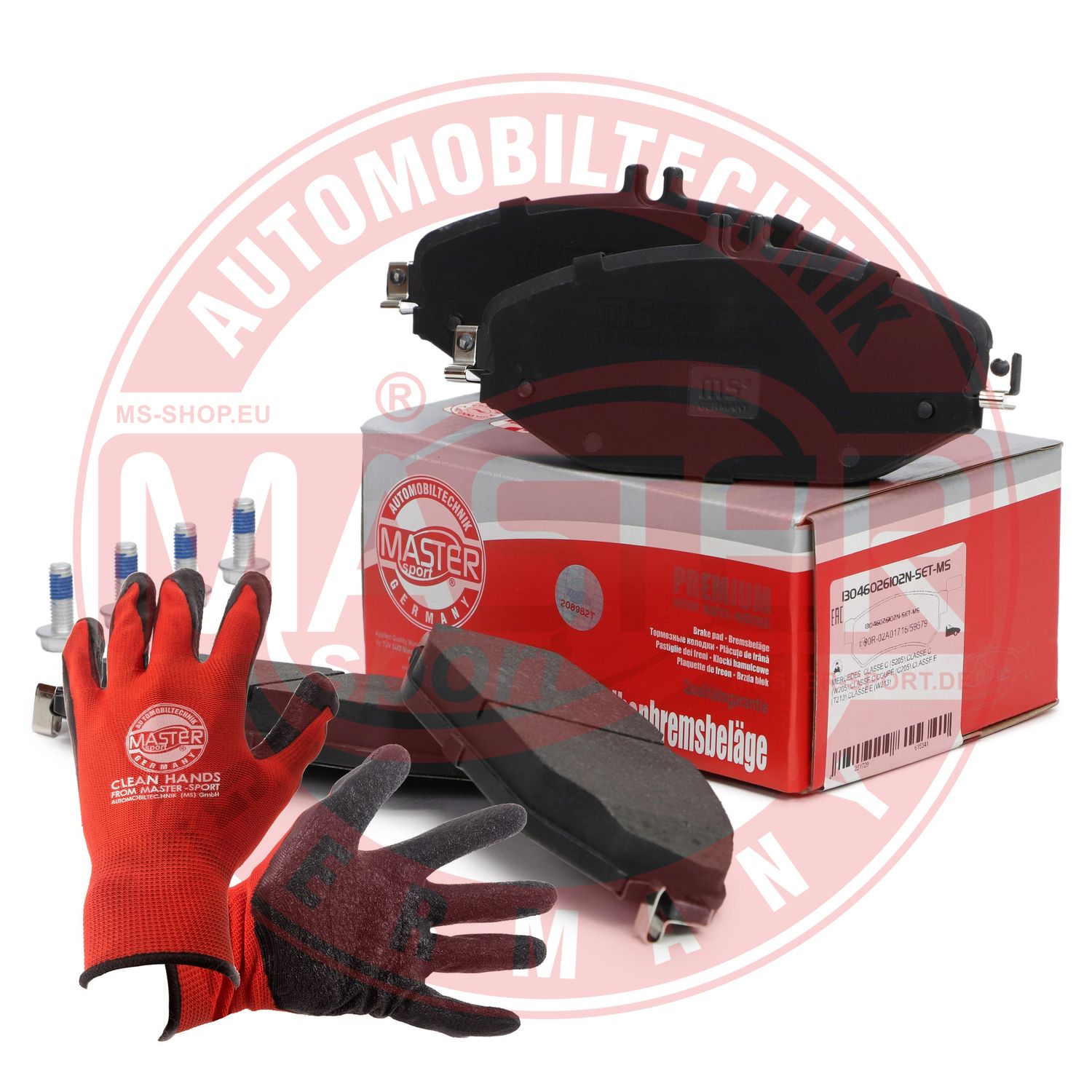 Brake Pad Set, disc brake (13046026102N-SET-MSP)