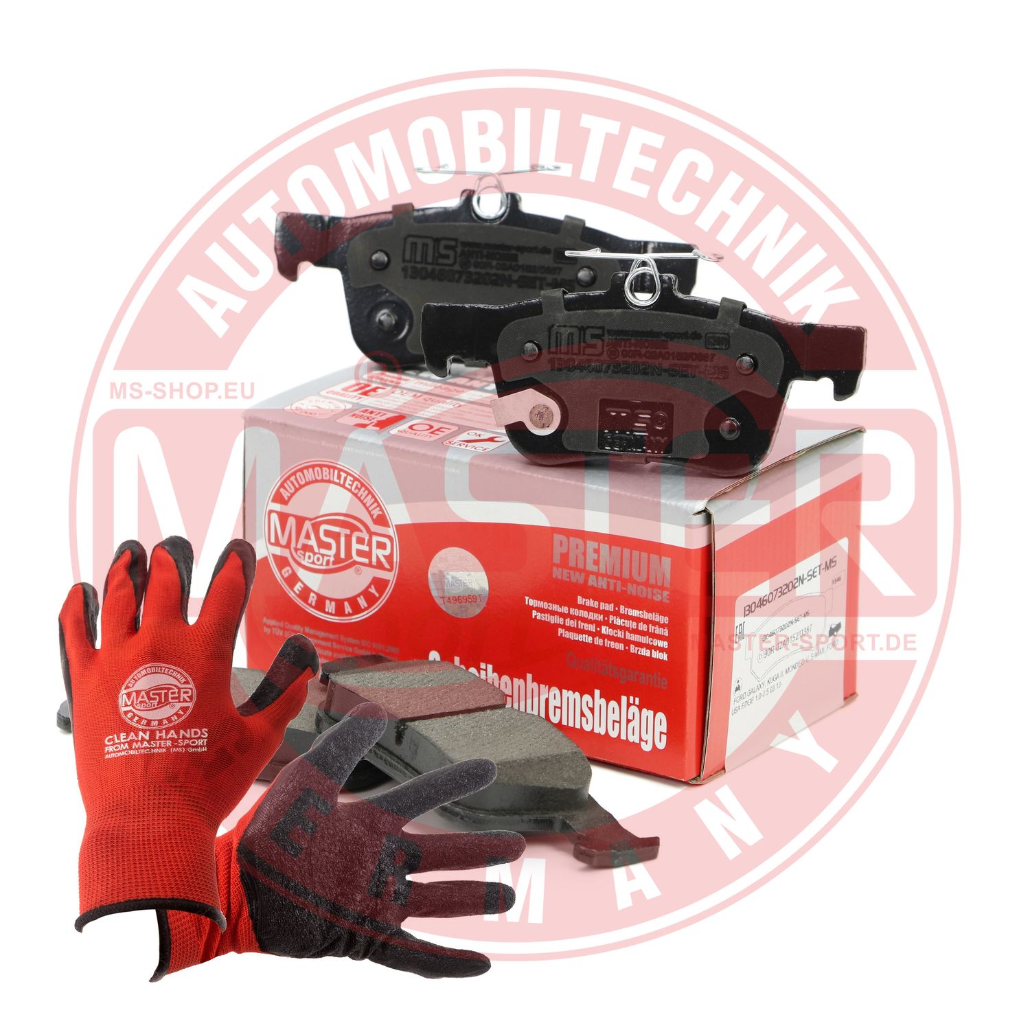 Brake Pad Set, disc brake (13046073202N-SET-MSP)