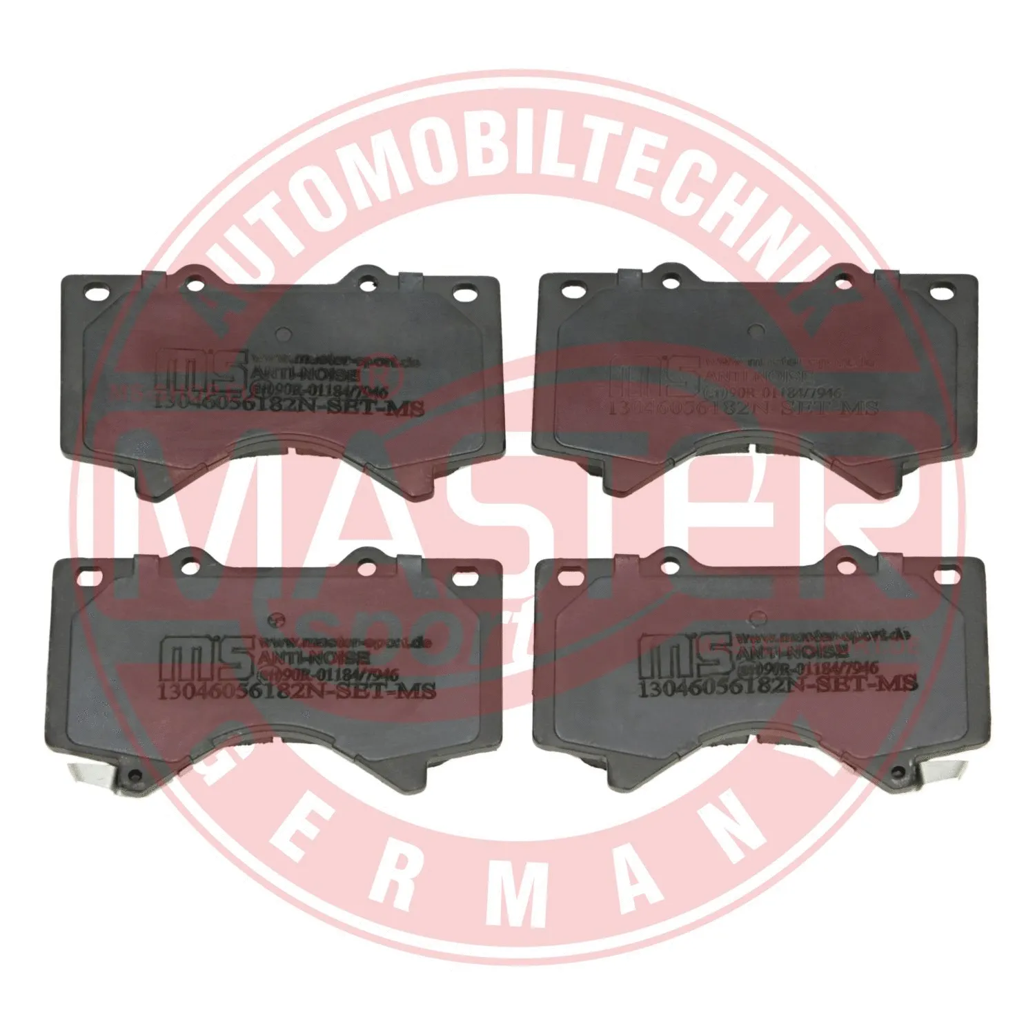 Brake Pad Set, disc brake (13046056182N-SET-MS)