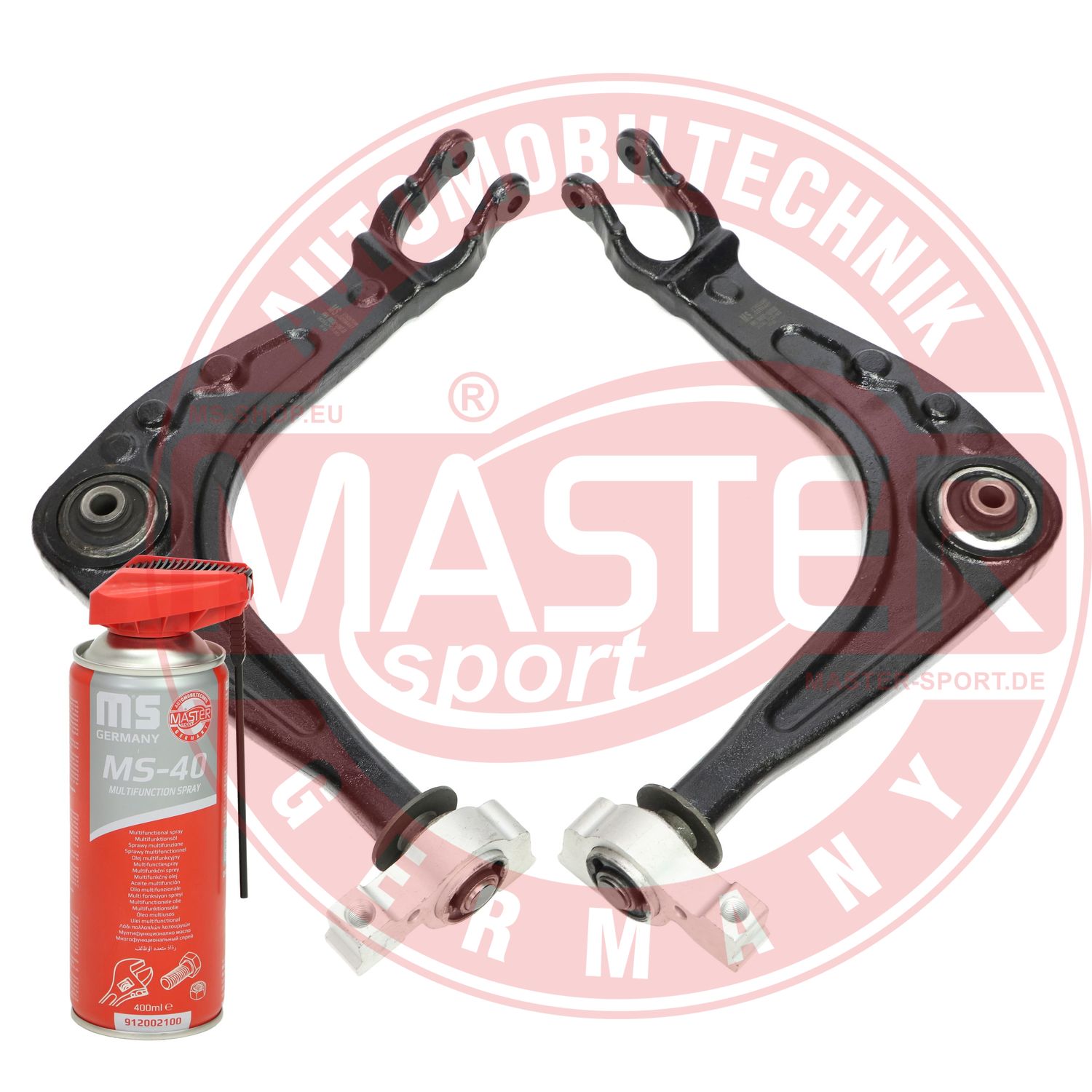Control/Trailing Arm Kit, wheel suspension (36981/3-KIT-MSP)