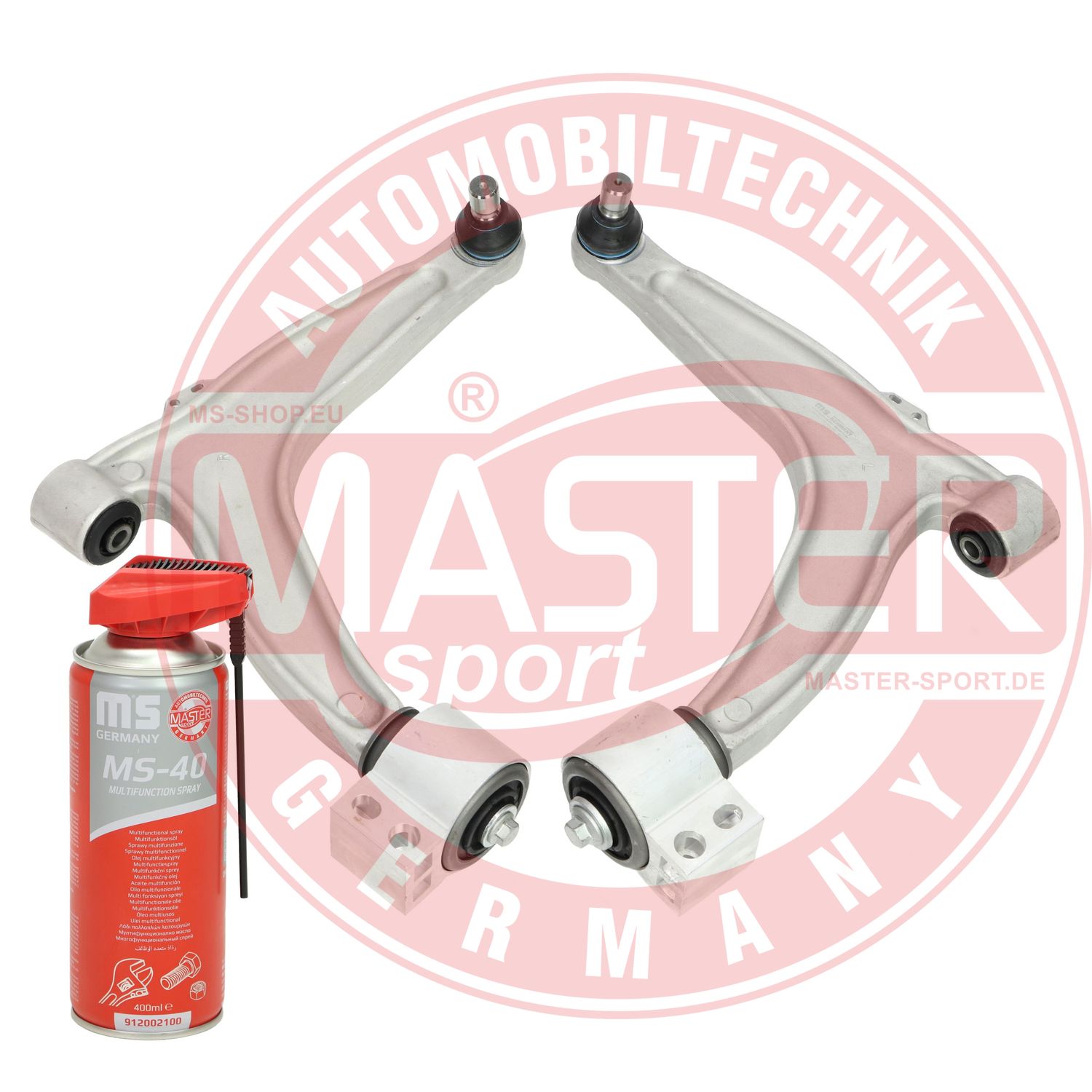 Control/Trailing Arm Kit, wheel suspension (37093-KIT-MSP)