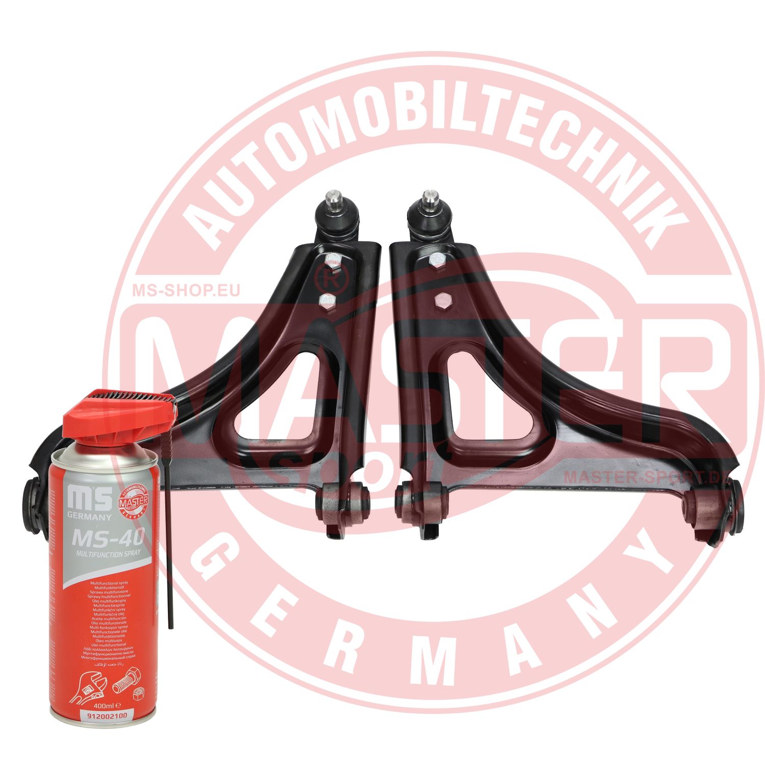 Control/Trailing Arm Kit, wheel suspension (36914-KIT-MSP)