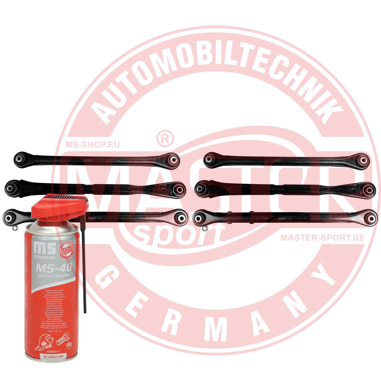 Control/Trailing Arm Kit, wheel suspension (36840-SET-MSP)