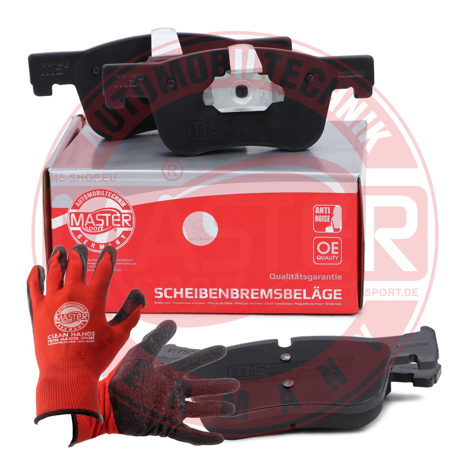 Brake Pad Set, disc brake (13046038662N-SET-MSP)