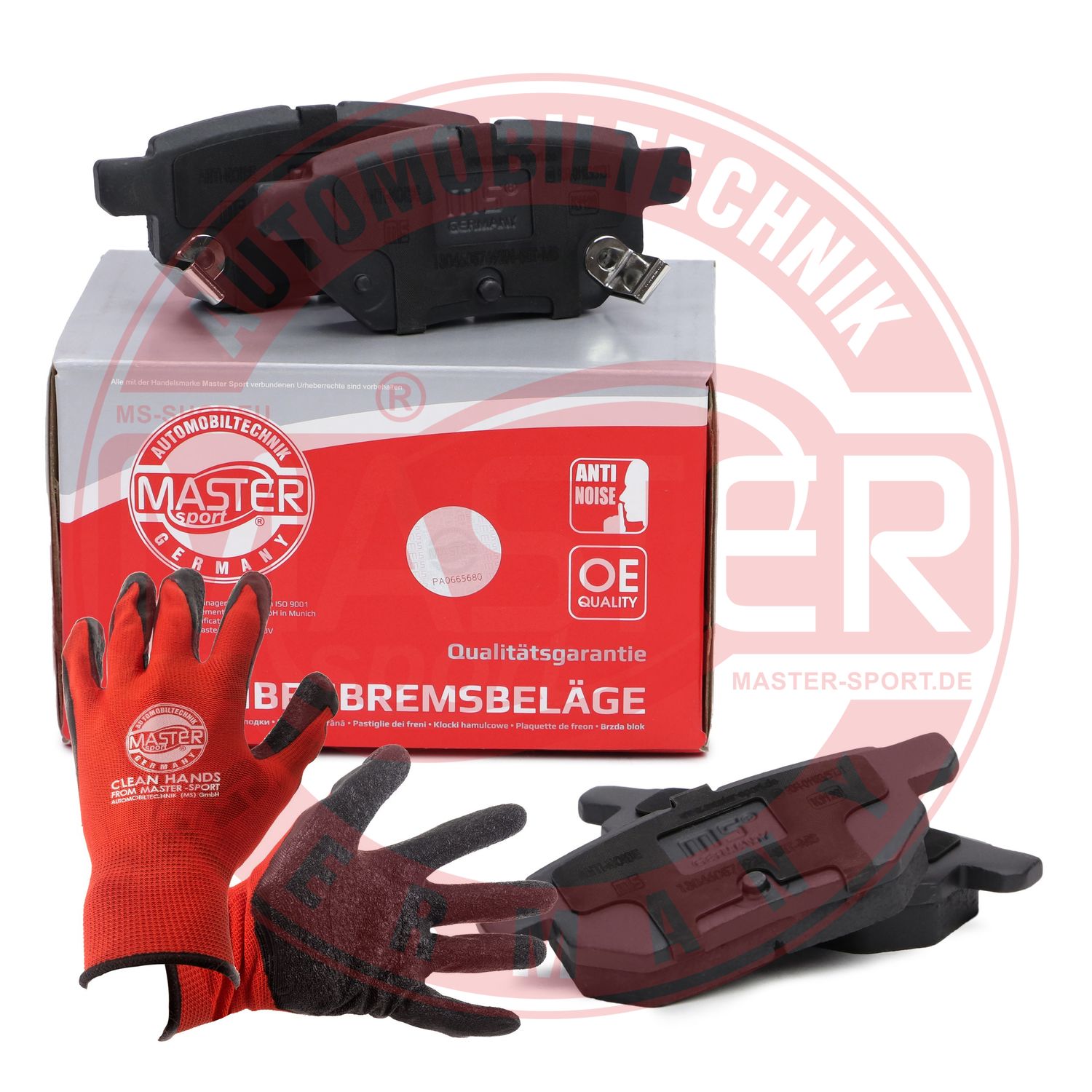 Brake Pad Set, disc brake (13046057692N-SET-MSP)