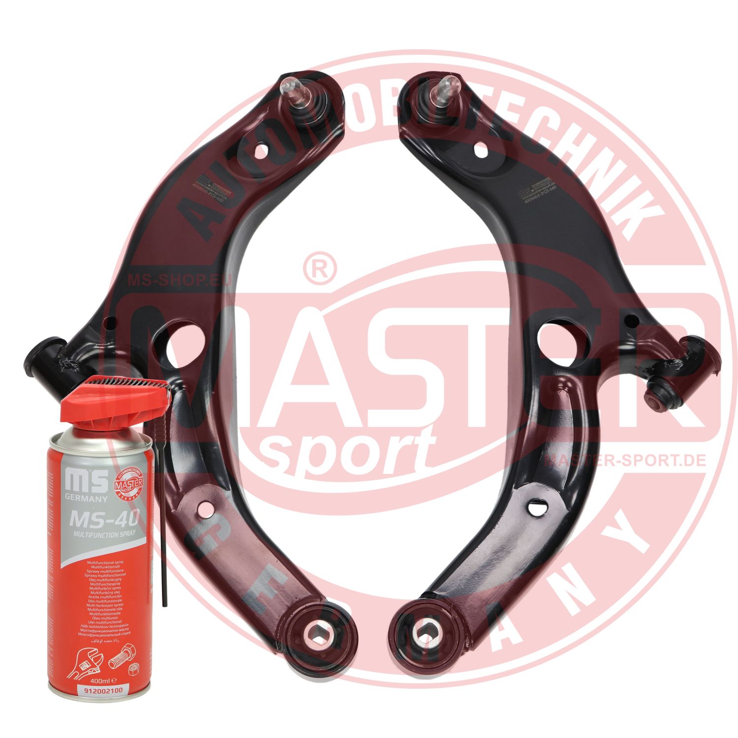 Control/Trailing Arm Kit, wheel suspension (37071-KIT-MSP)