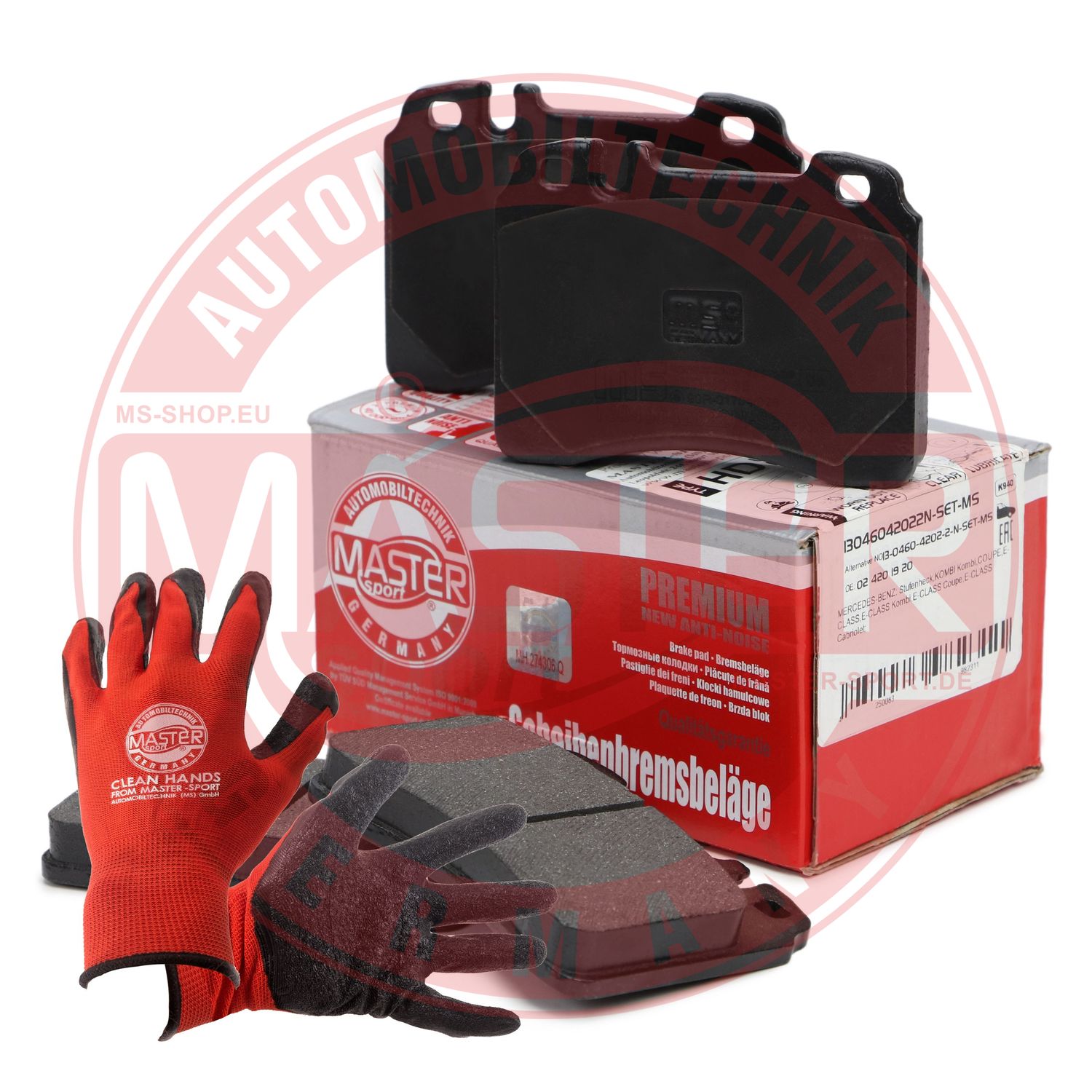 Brake Pad Set, disc brake (13046042022N-SET-MSP)