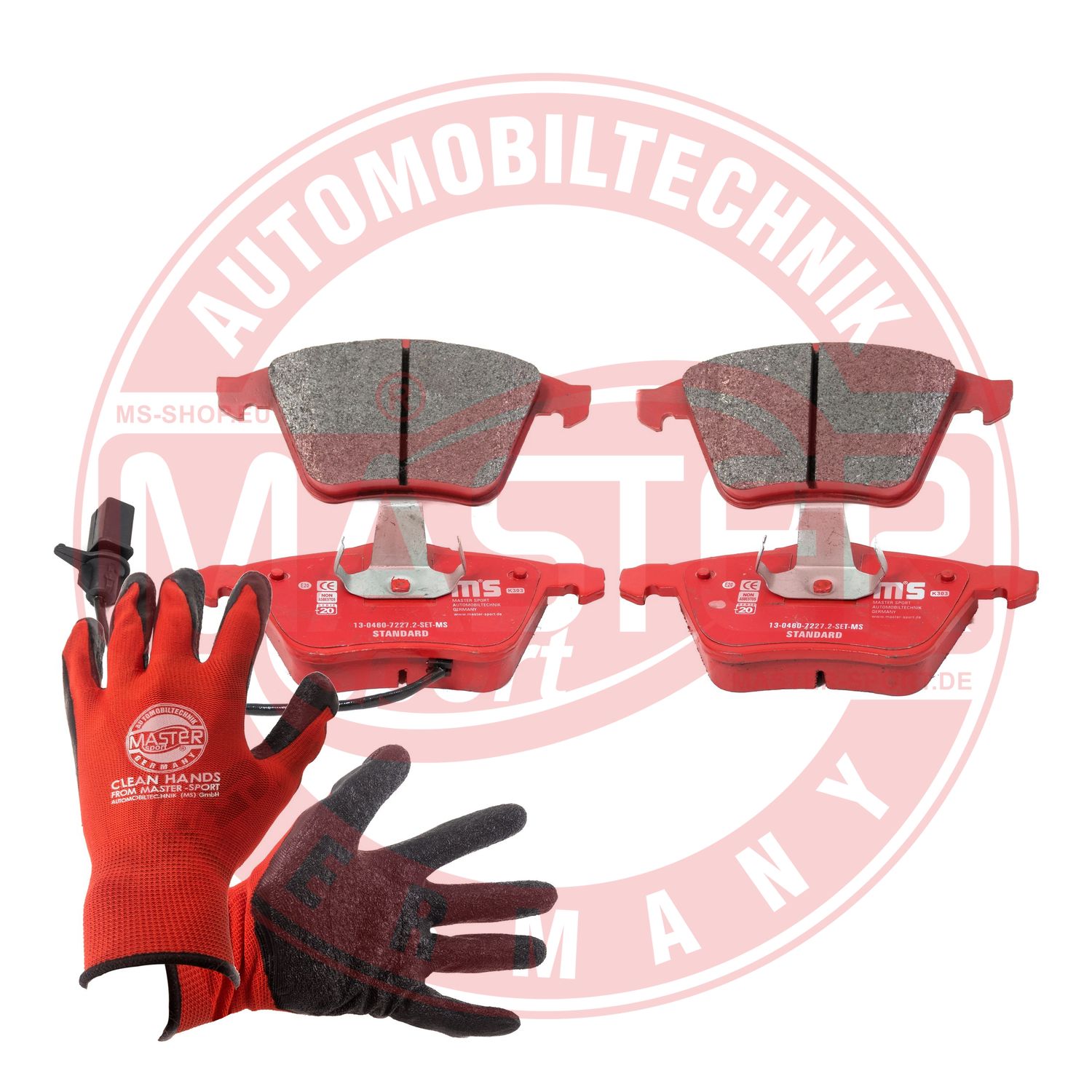 Brake Pad Set, disc brake (13046072272-SET-MSP)