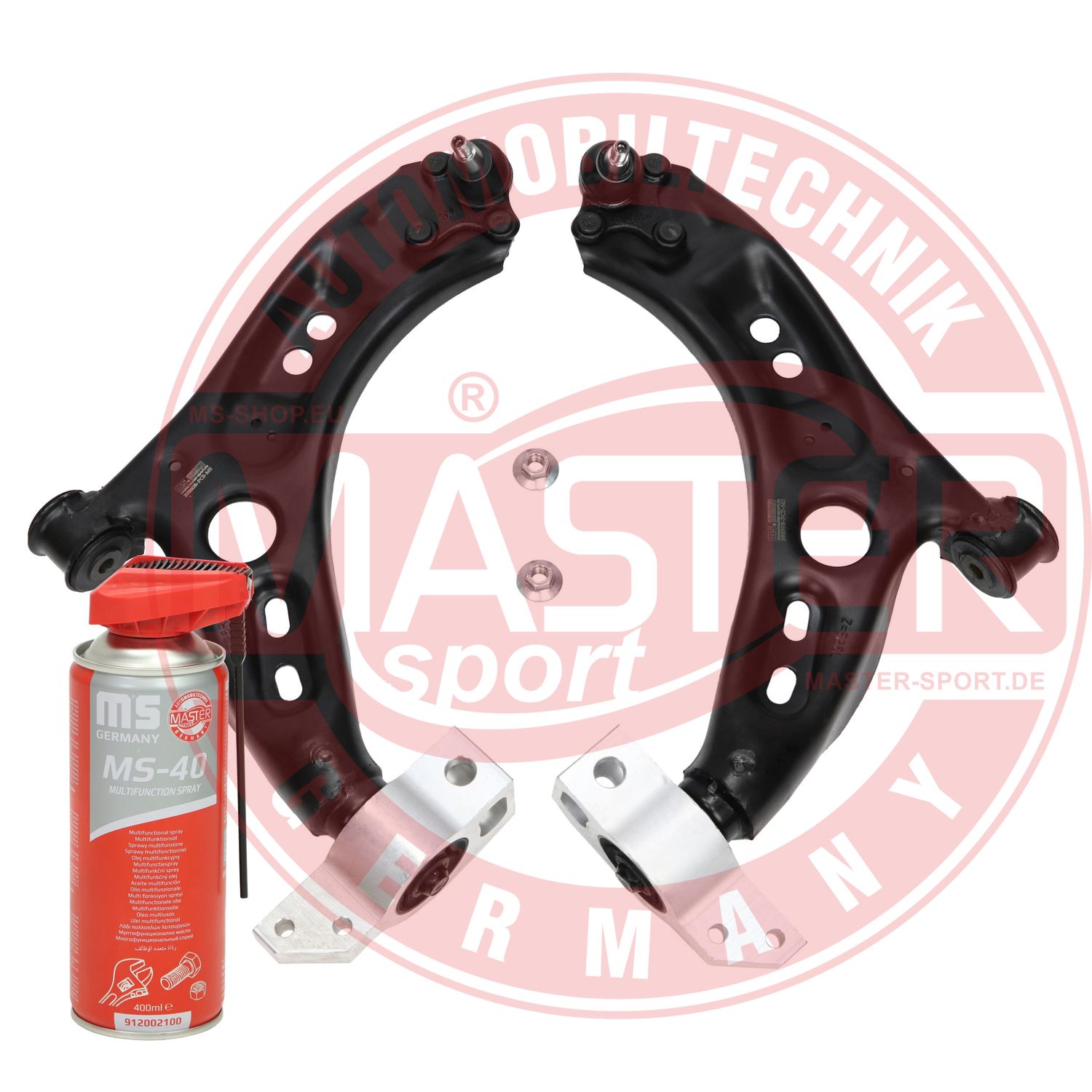 Control/Trailing Arm Kit, wheel suspension (37047-KIT-MSP)