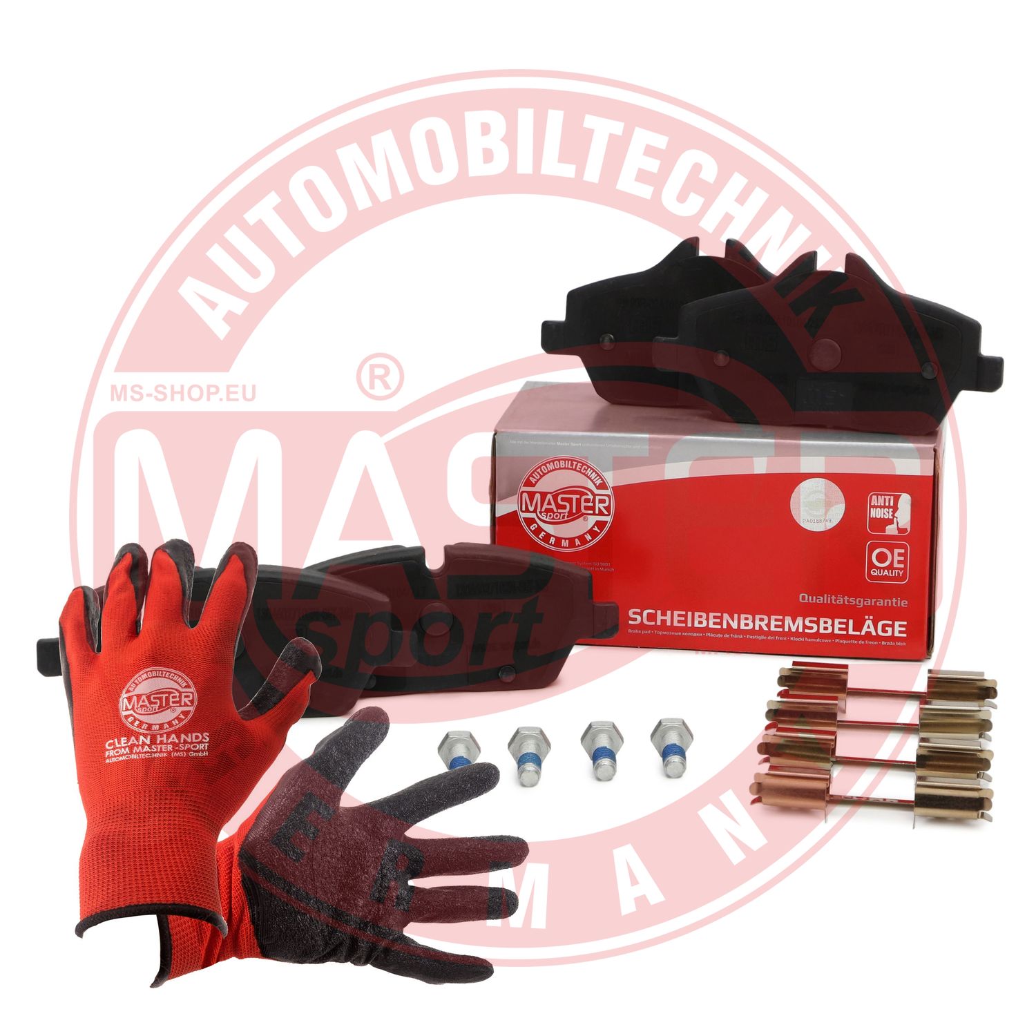 Brake Pad Set, disc brake (13046027102N-SET-MSP)