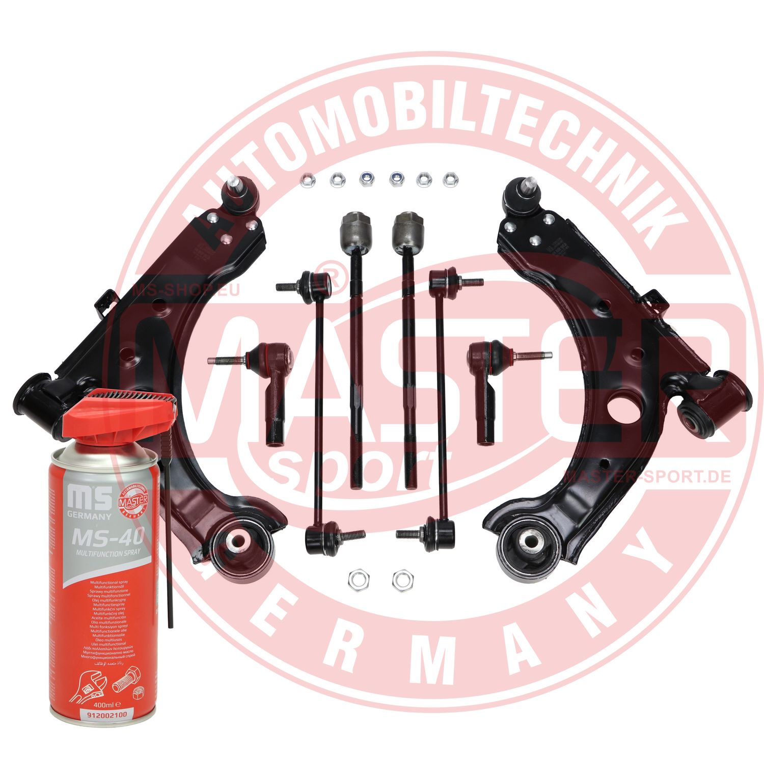 Control/Trailing Arm Kit, wheel suspension (36977/5-KIT-MSP)
