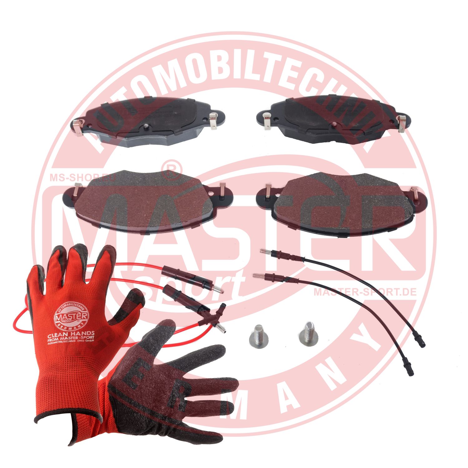 Brake Pad Set, disc brake (13046039982N-SET-MSP)