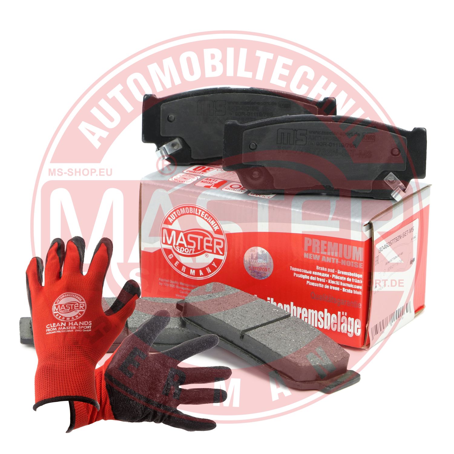 Brake Pad Set, disc brake (13046057732N-SET-MSP)