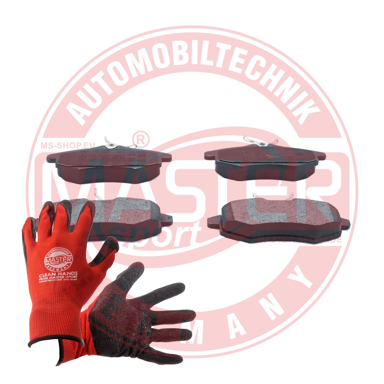 Brake Pad Set, disc brake (13046028712N-SET-MSP)