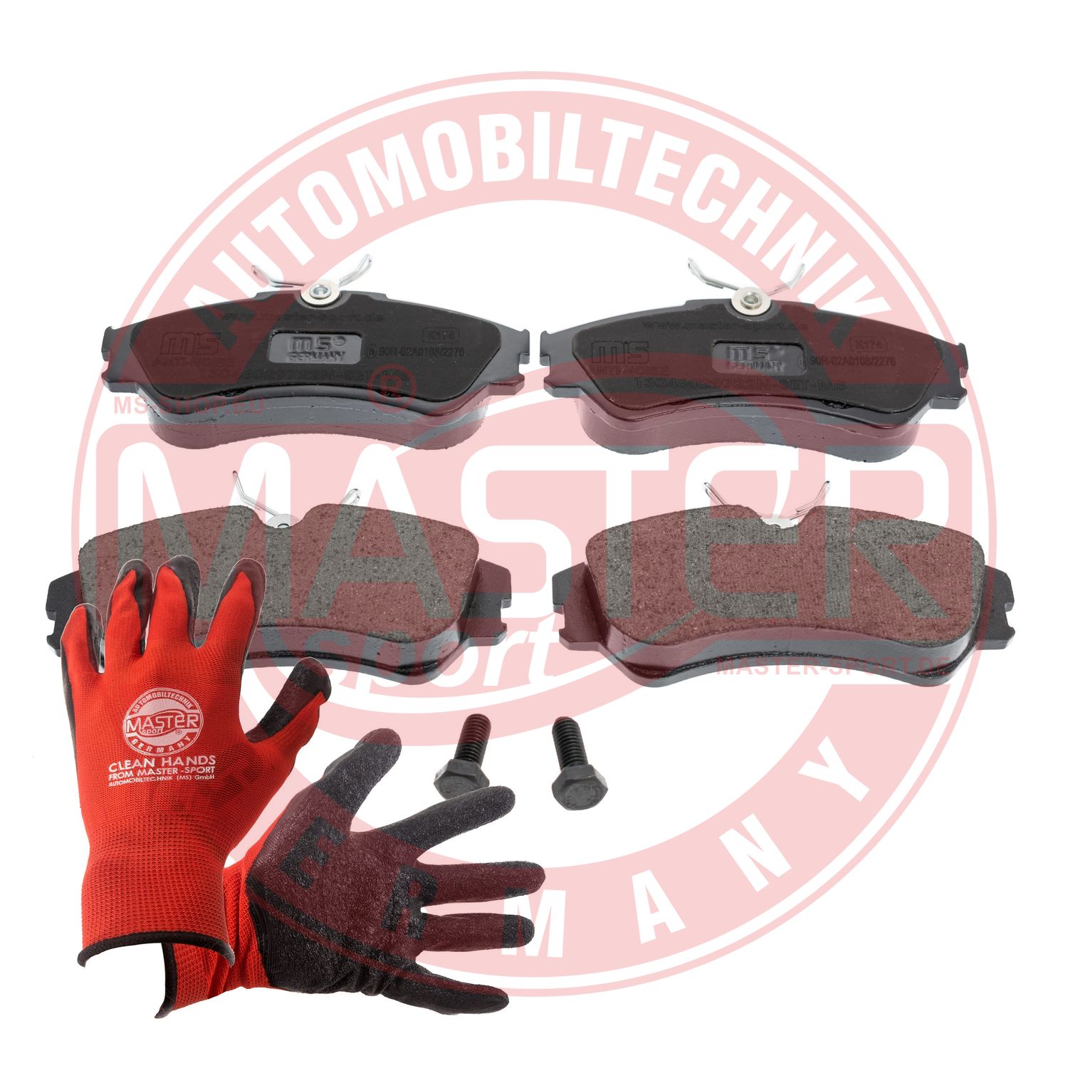 Brake Pad Set, disc brake (13046029722N-SET-MSP)