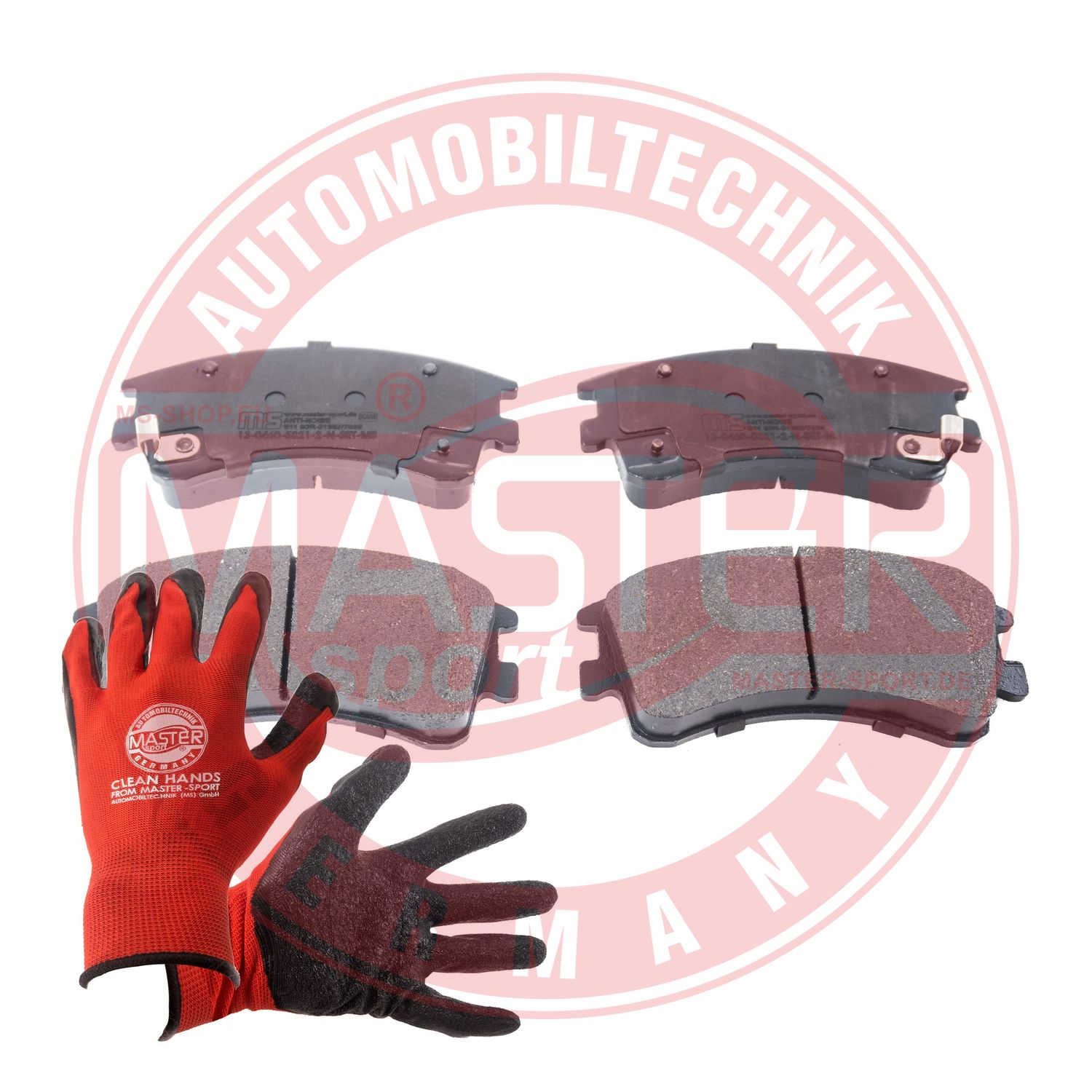 Brake Pad Set, disc brake (13046058212N-SET-MSP)
