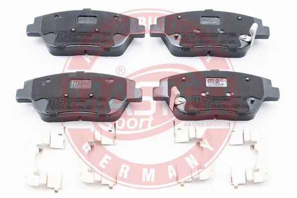 Brake Pad Set, disc brake (13046135402N-SET-MS)