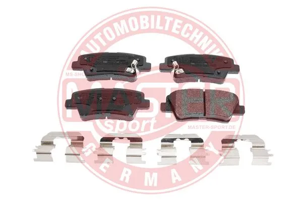Brake Pad Set, disc brake (13046057862N-SET-MS)