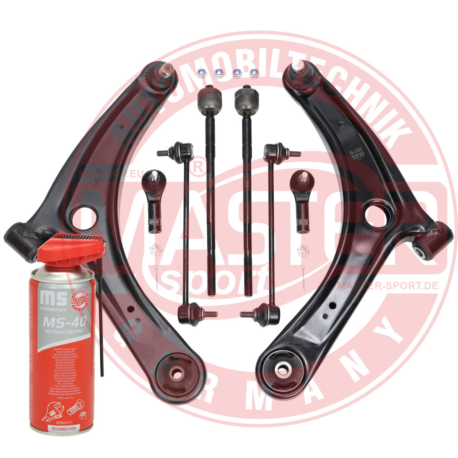 Control/Trailing Arm Kit, wheel suspension (36944-KIT-MSP)