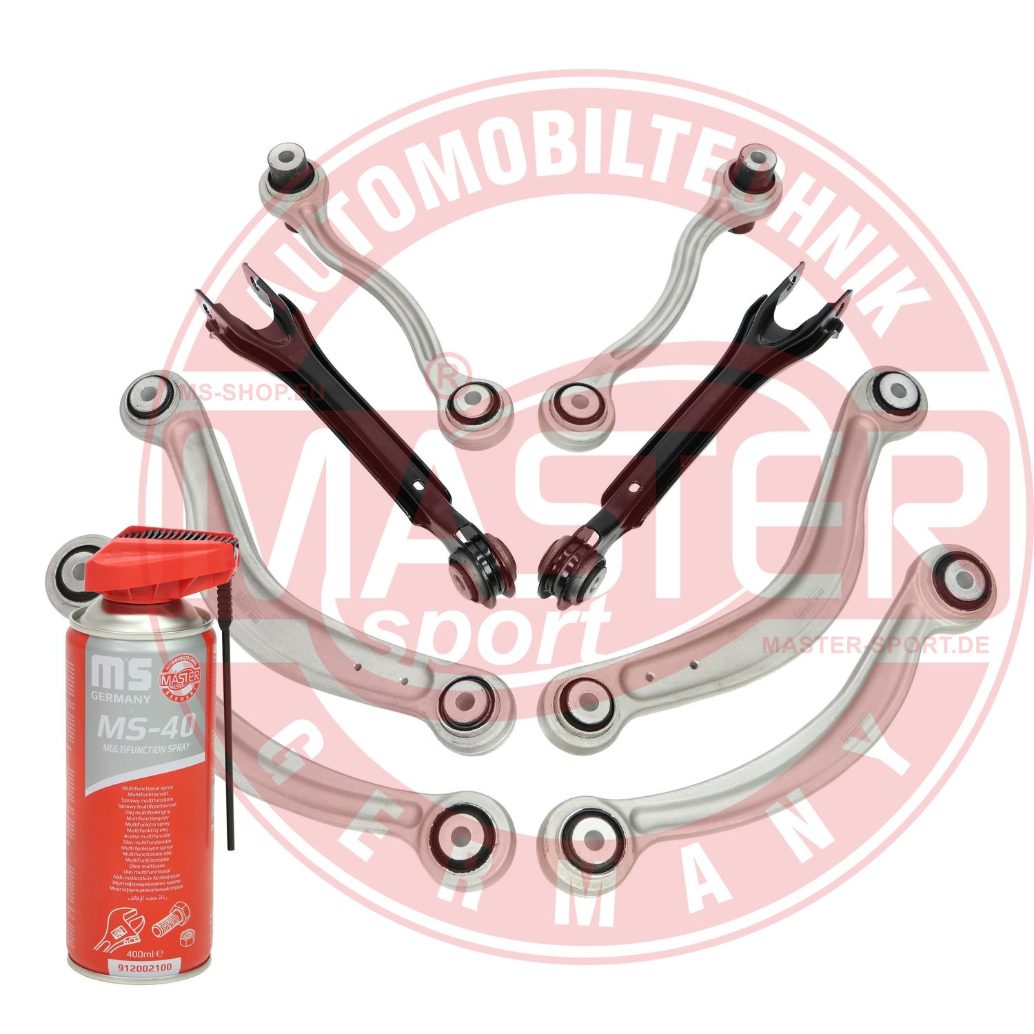 Control/Trailing Arm Kit, wheel suspension (36878-KIT-MSP)