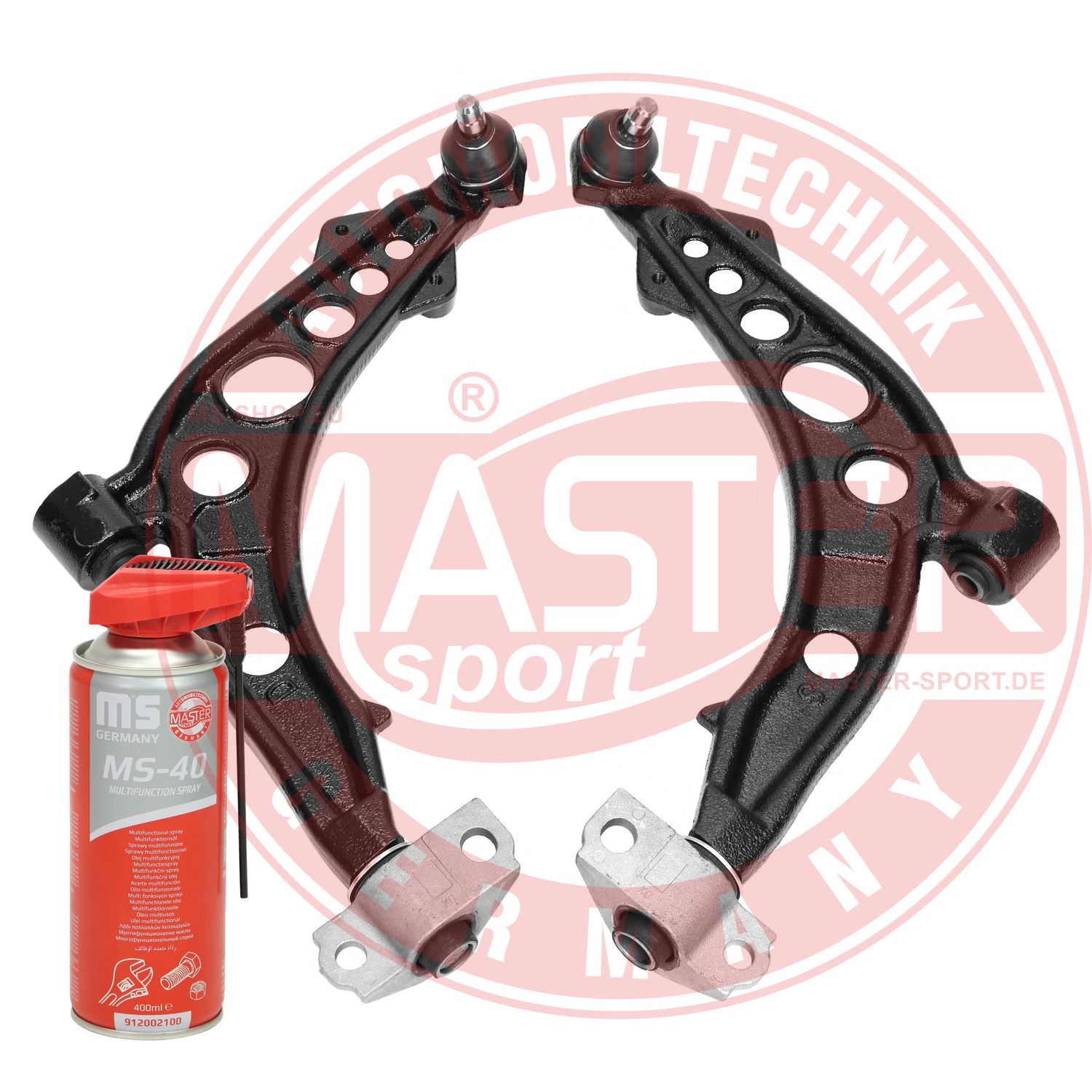 Control/Trailing Arm Kit, wheel suspension (37036-KIT-MSP)